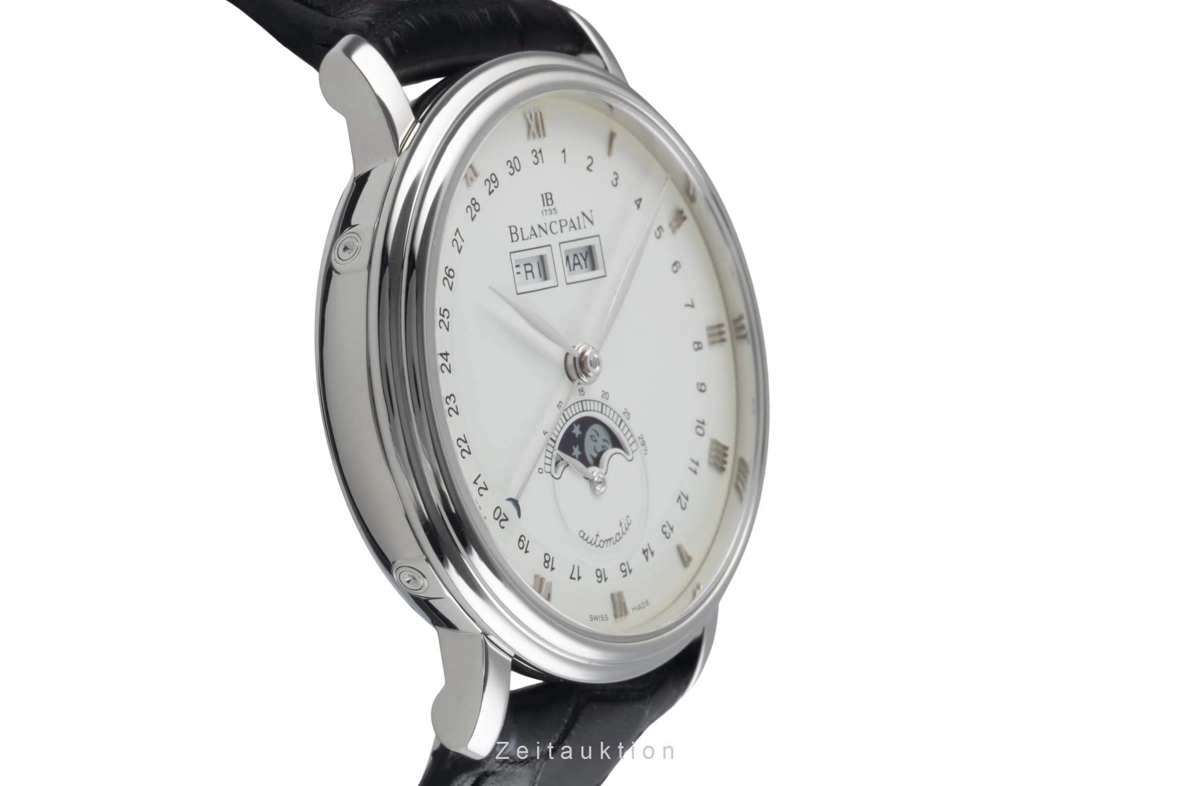 Blancpain Villeret steel automatic men's watch 6263-1127-55A LP: 15300EUR  [2501131] - Image 8