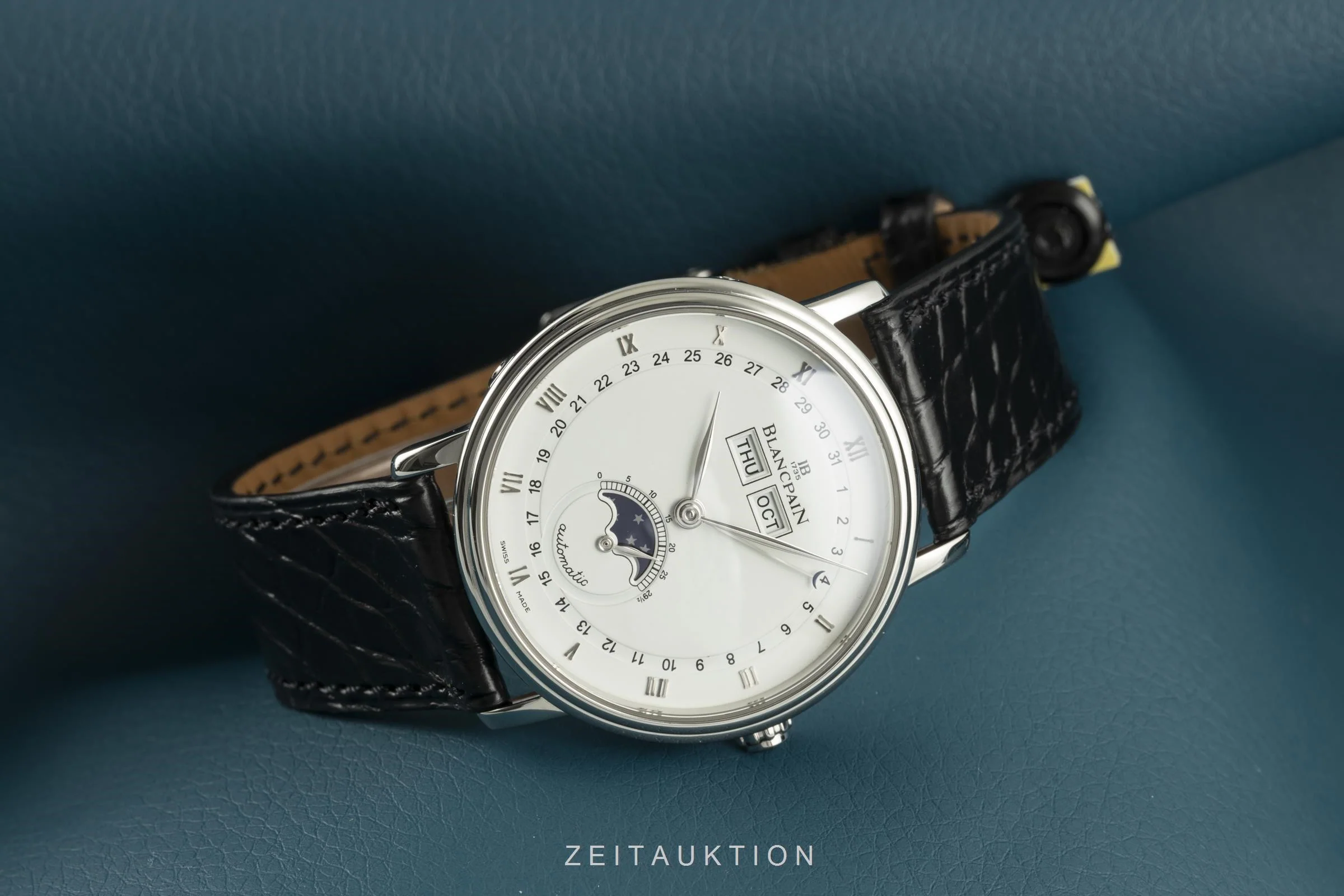 Blancpain Villeret steel automatic men's watch 6263  [2101893] - Image 2