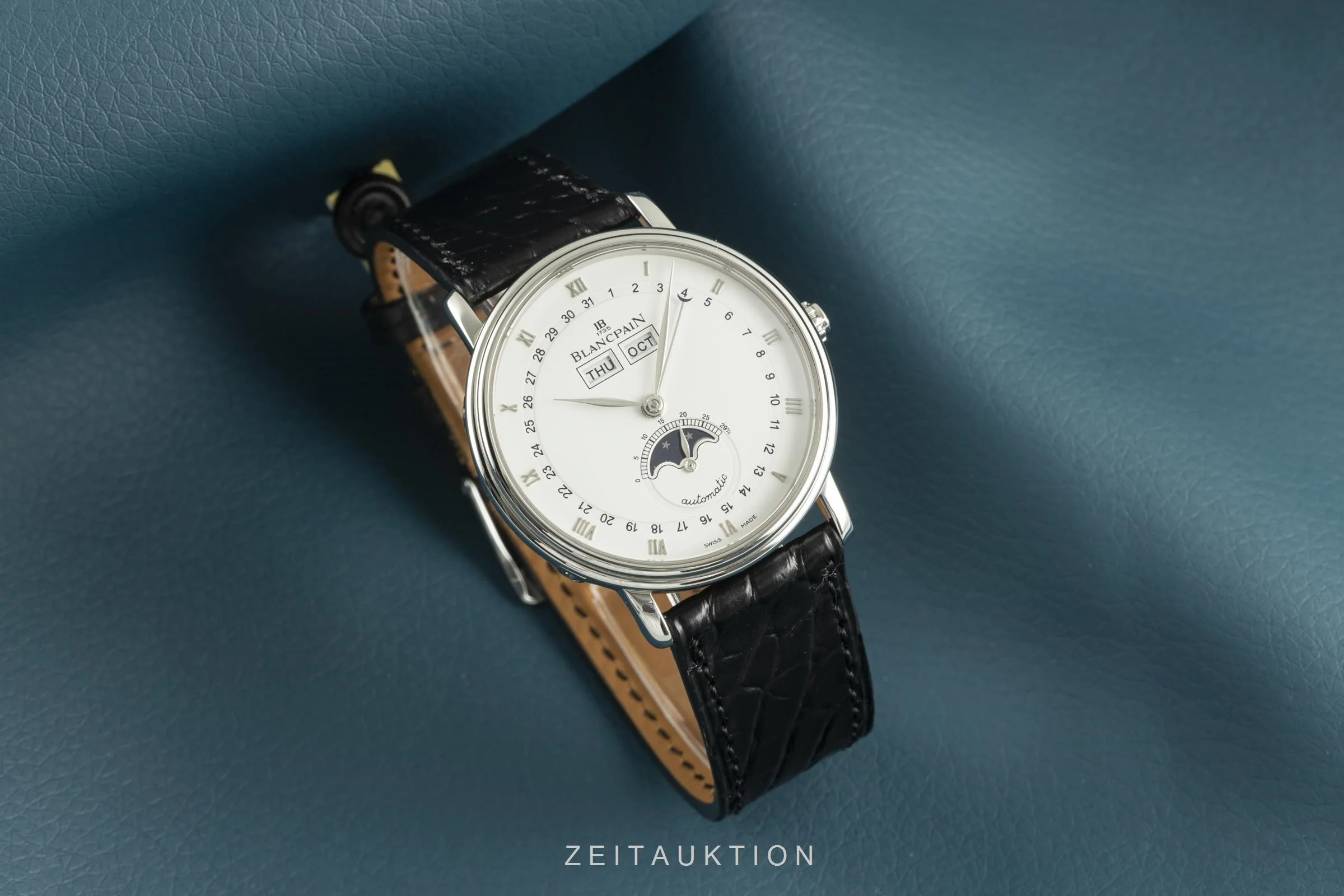 Blancpain Villeret steel automatic men's watch 6263  [2101893] - Image 3