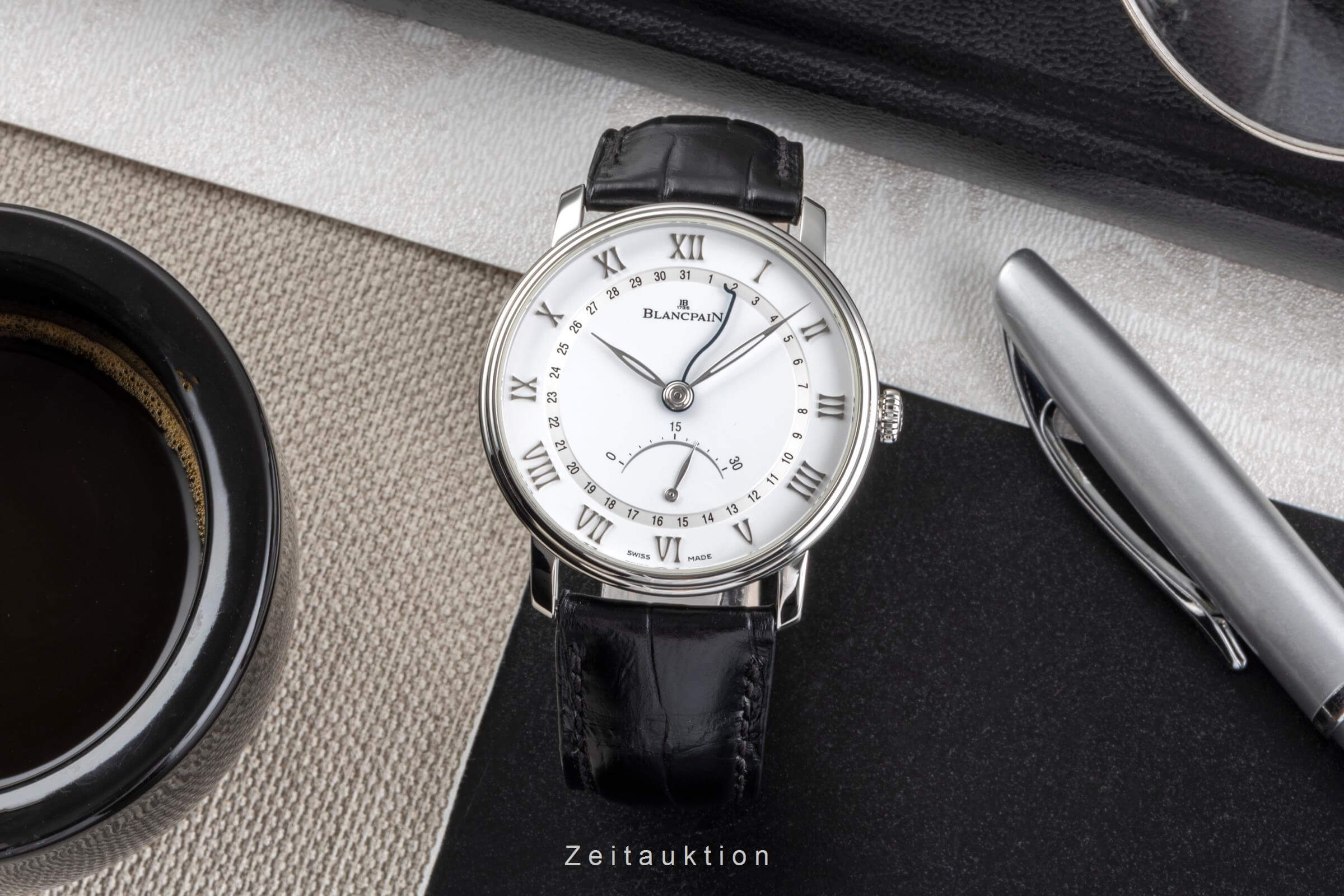 Blancpain Villeret steel automatic men's watch 6653Q-1127-55B LP: 14700EUR  [2501796] - Image 4