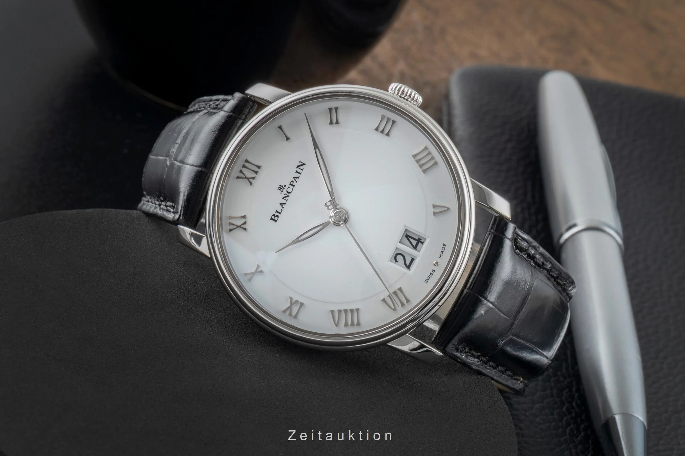 Blancpain Villeret steel automatic men's watch 6669-1127-55B LP: 13450EUR  [2505786] - Image 3