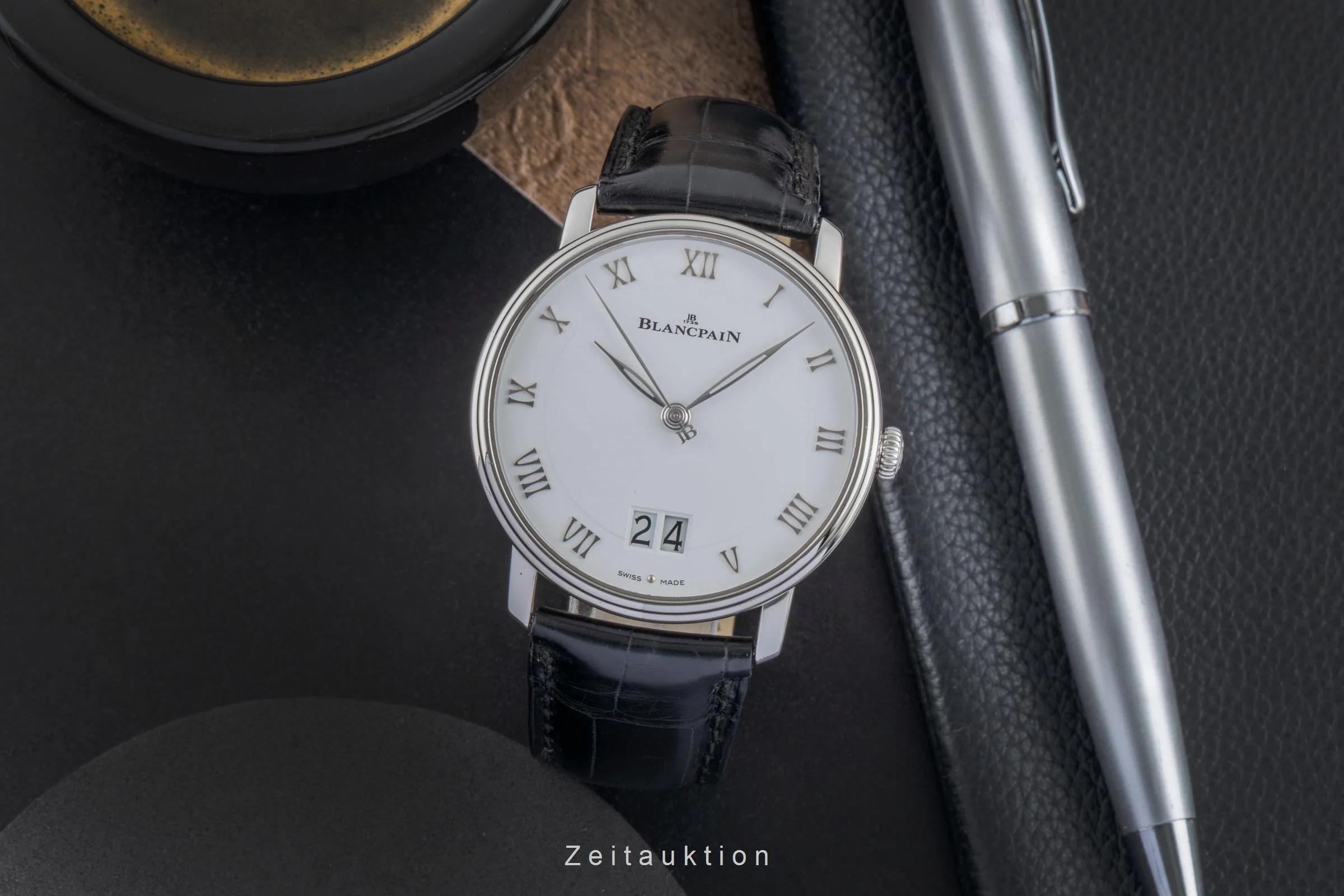 Blancpain Villeret steel automatic men's watch 6669-1127-55B LP: 13450EUR  [2505786] - Image 4