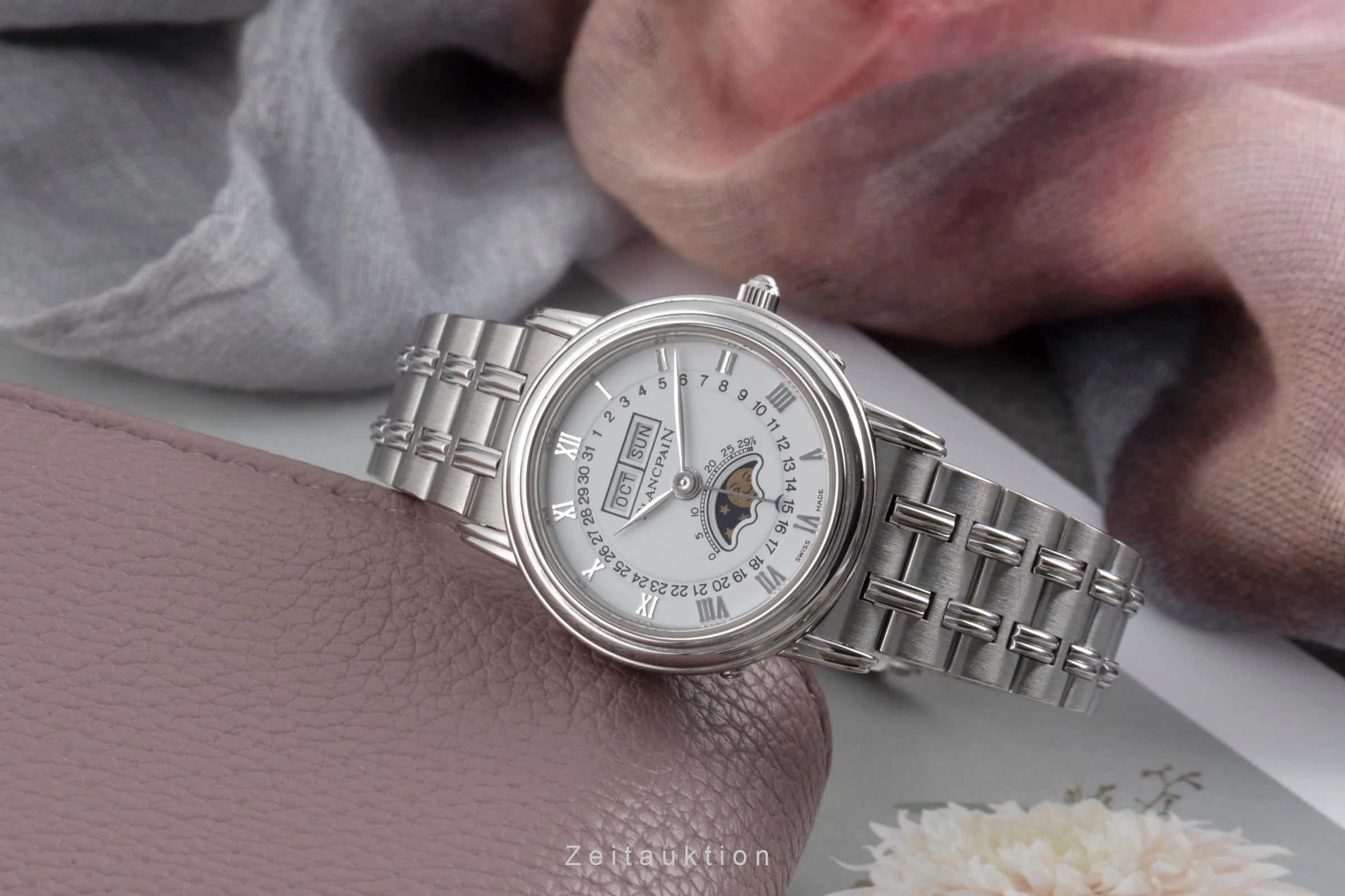 Blancpain Villeret steel automatic women's watch 6595  [2502802] - Image 3