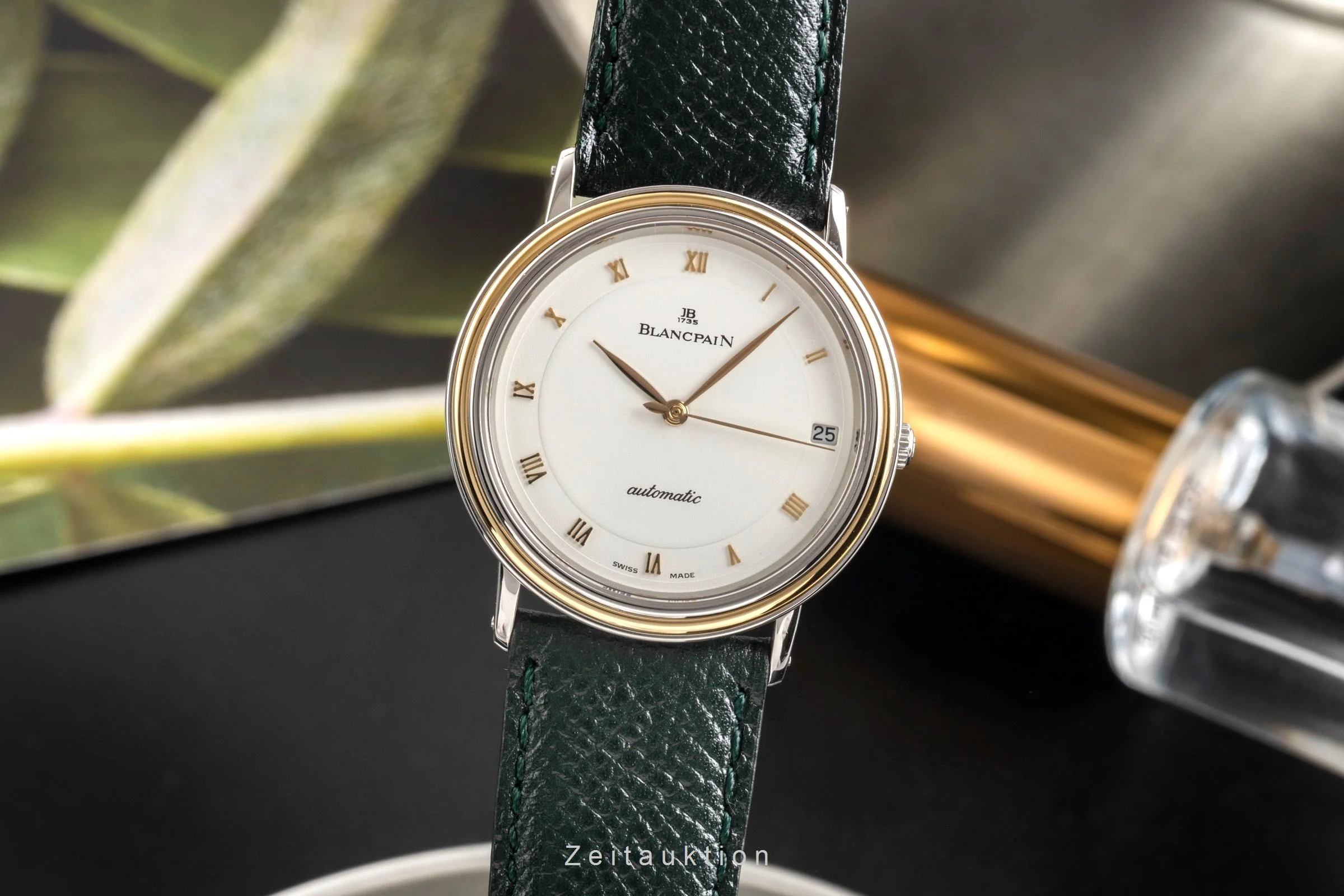 Blancpain Villeret steel / gold automatic men's watch 0095  [2504010] - Image 2