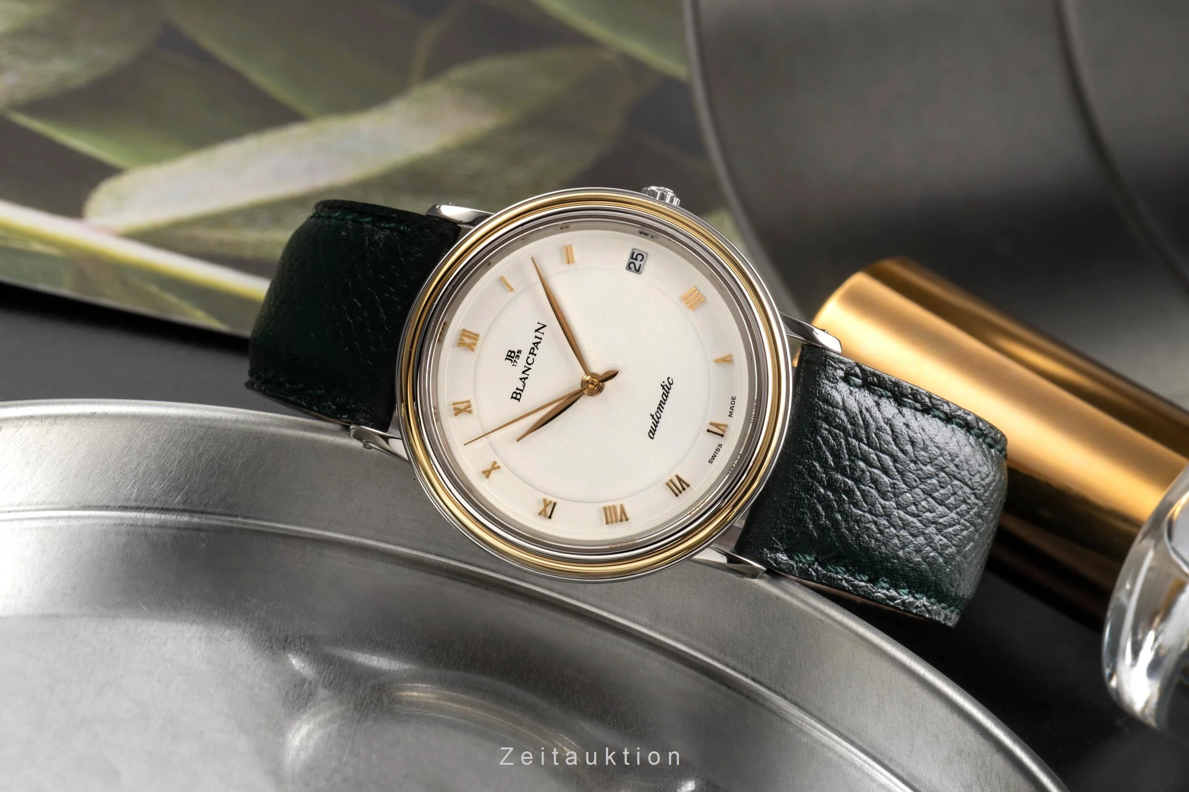 Blancpain Villeret steel / gold automatic men's watch 0095  [2504010] - Image 3