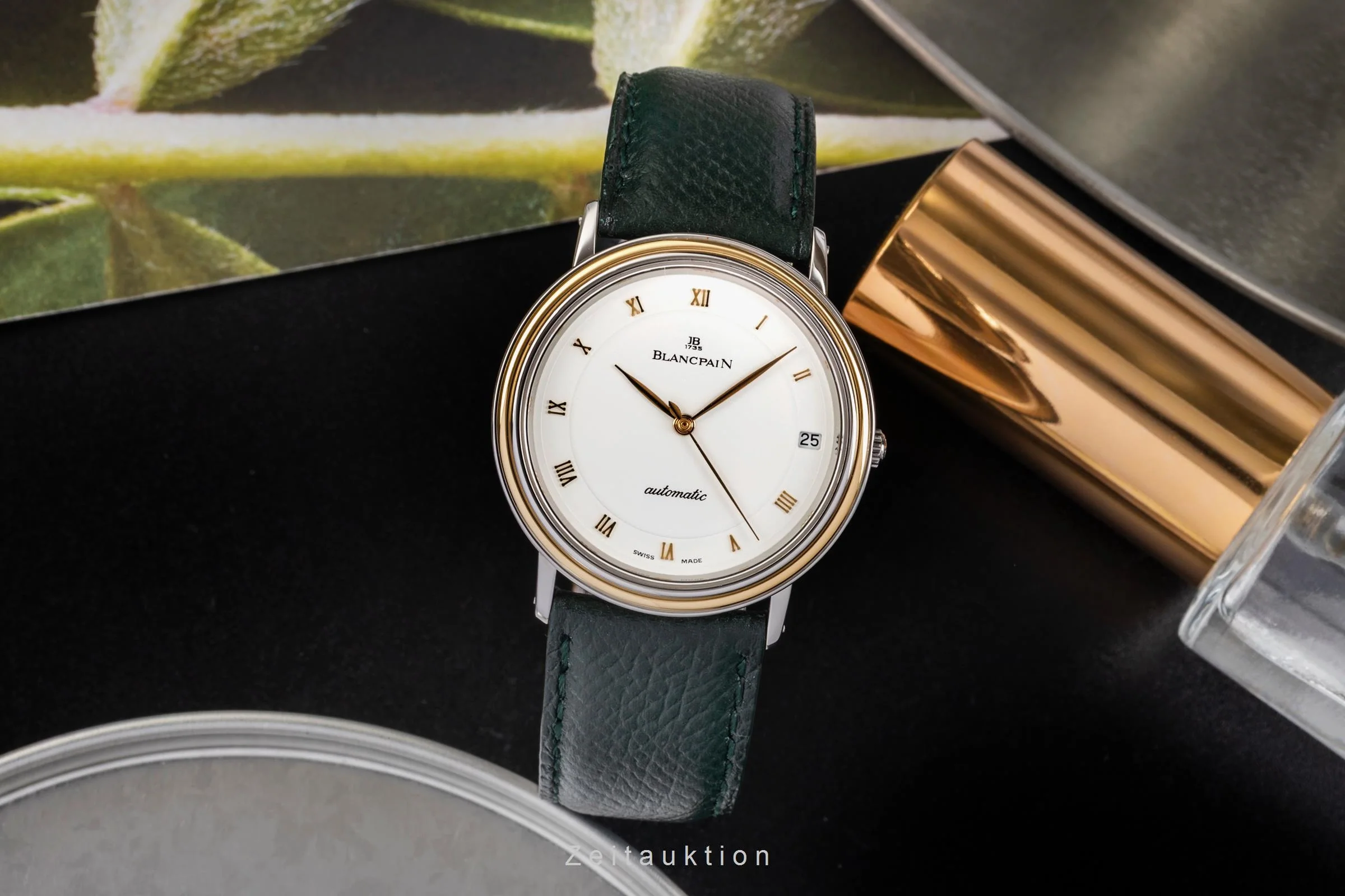 Blancpain Villeret steel / gold automatic men's watch 0095  [2504010] - Image 4