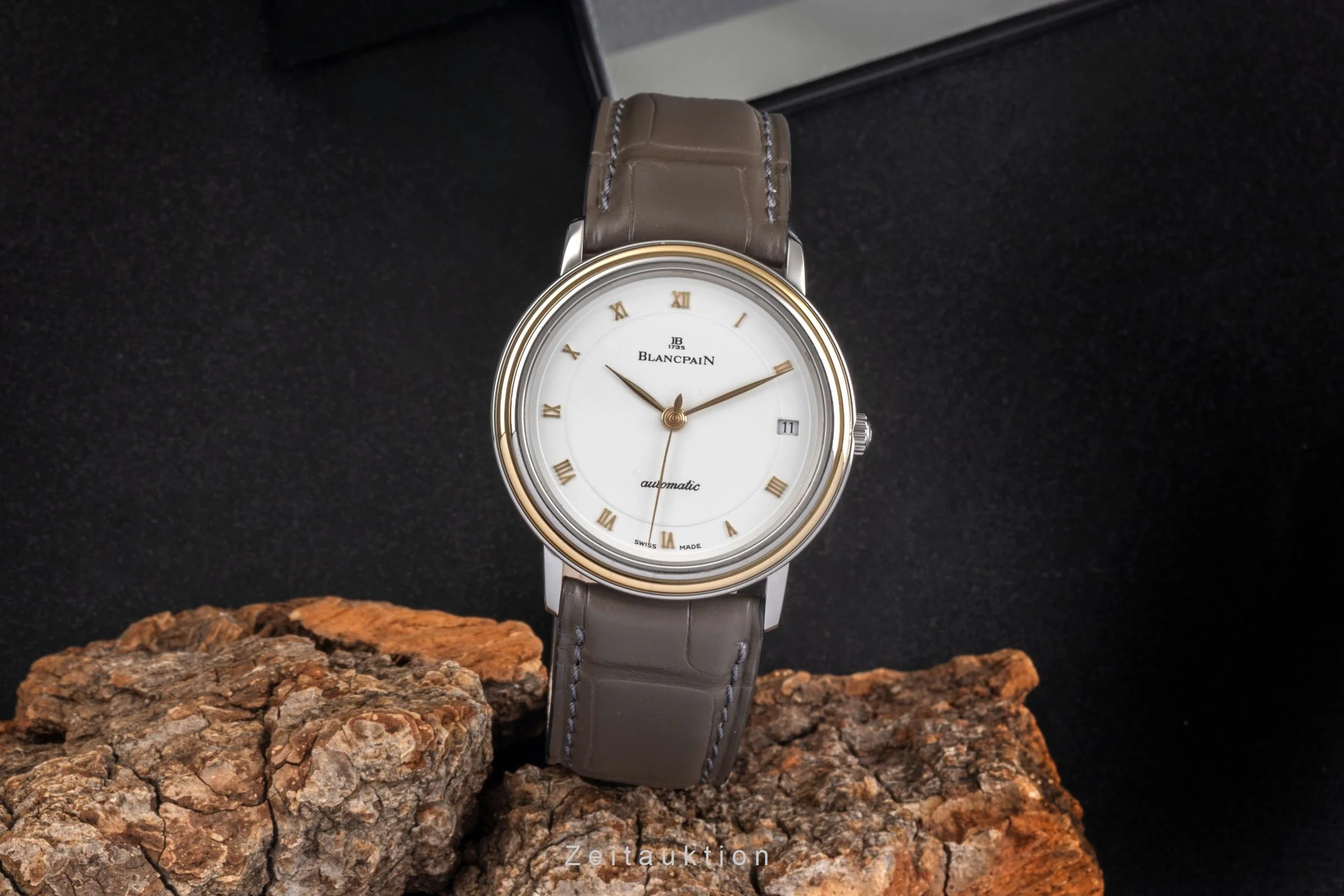 Blancpain Villeret steel / gold automatic men's watch 1195-1318  [2501923] - Image 4