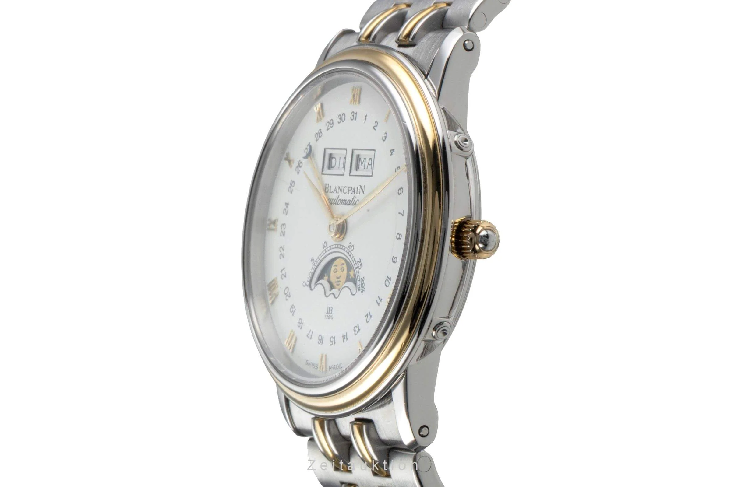Blancpain Villeret steel / gold automatic men's watch 6595  [2500305] - Image 7
