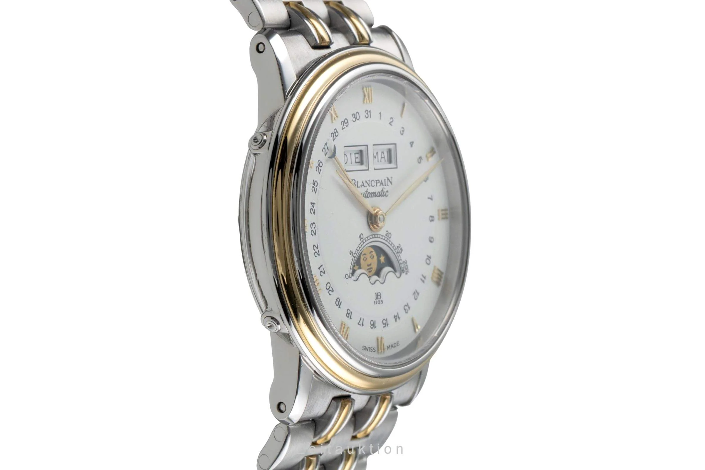 Blancpain Villeret steel / gold automatic men's watch 6595  [2500305] - Image 8
