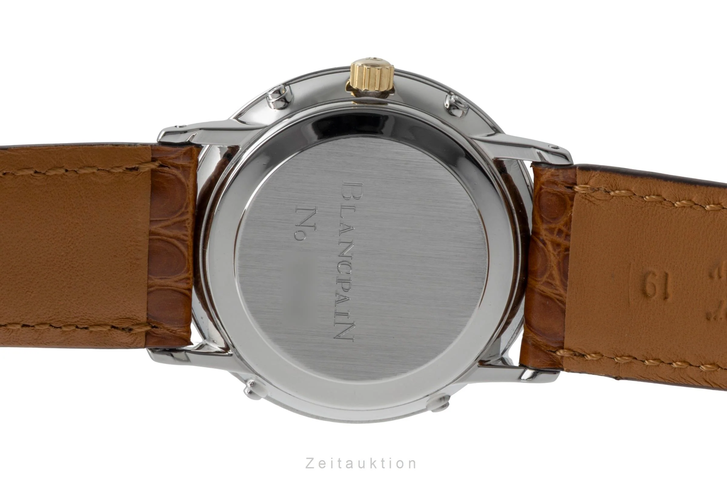 Blancpain Villeret steel / gold automatic men's watch 6595  [2600983] - Image 11