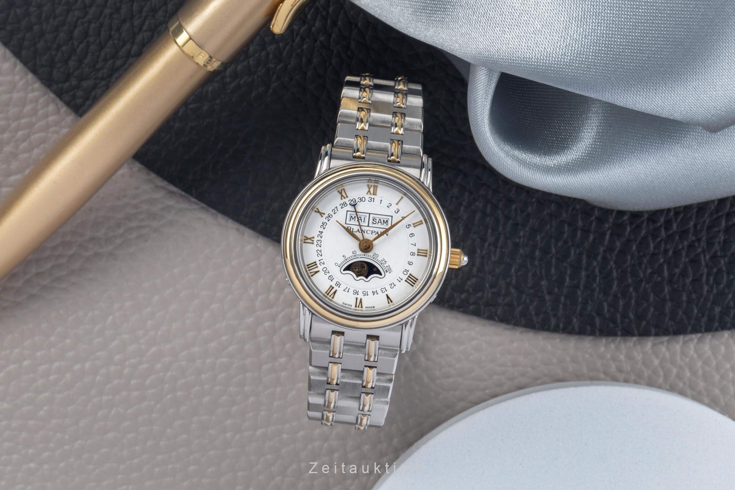 Blancpain Villeret steel / gold automatic women's watch 6395-1318  [2405970] - Image 4