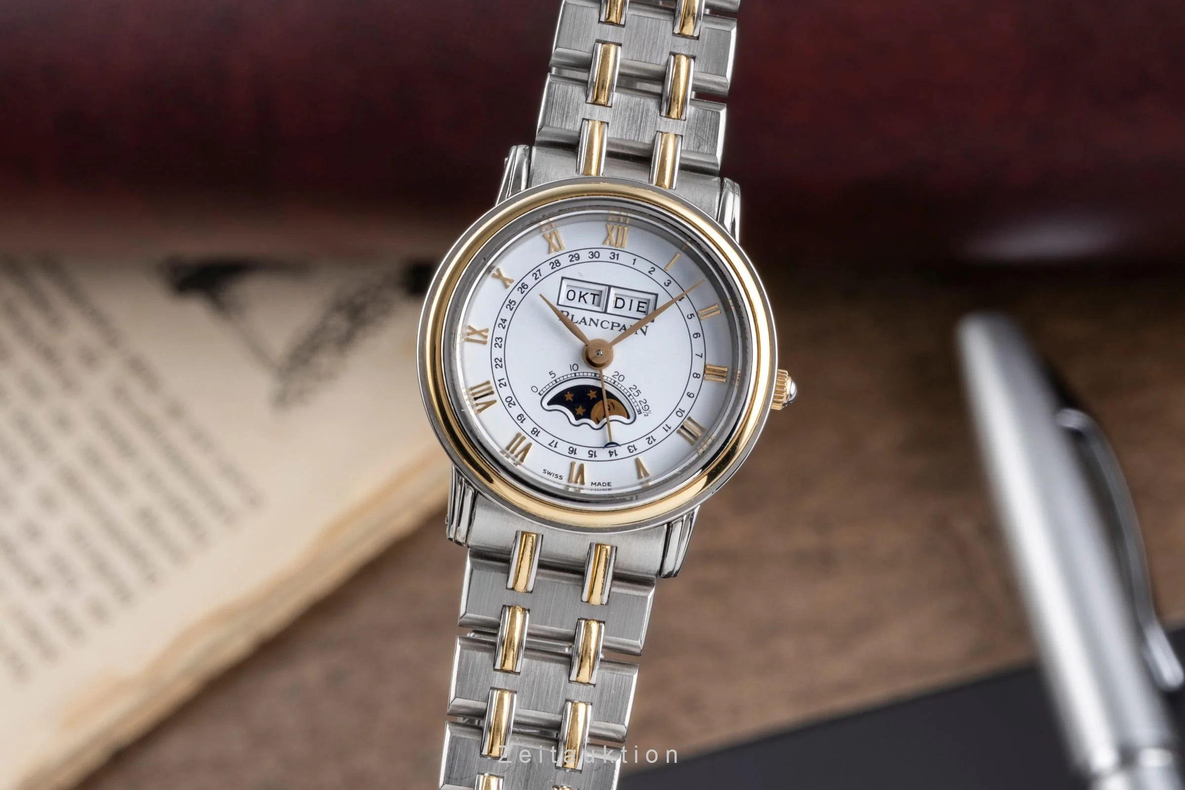 Blancpain Villeret steel / gold manual winding women's watch 6281  [2503569] - Image 2