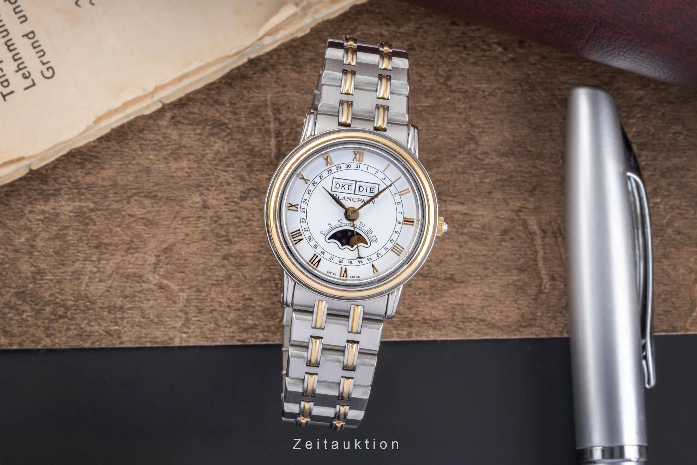 Blancpain Villeret steel / gold manual winding women's watch 6281  [2503569] - Image 4
