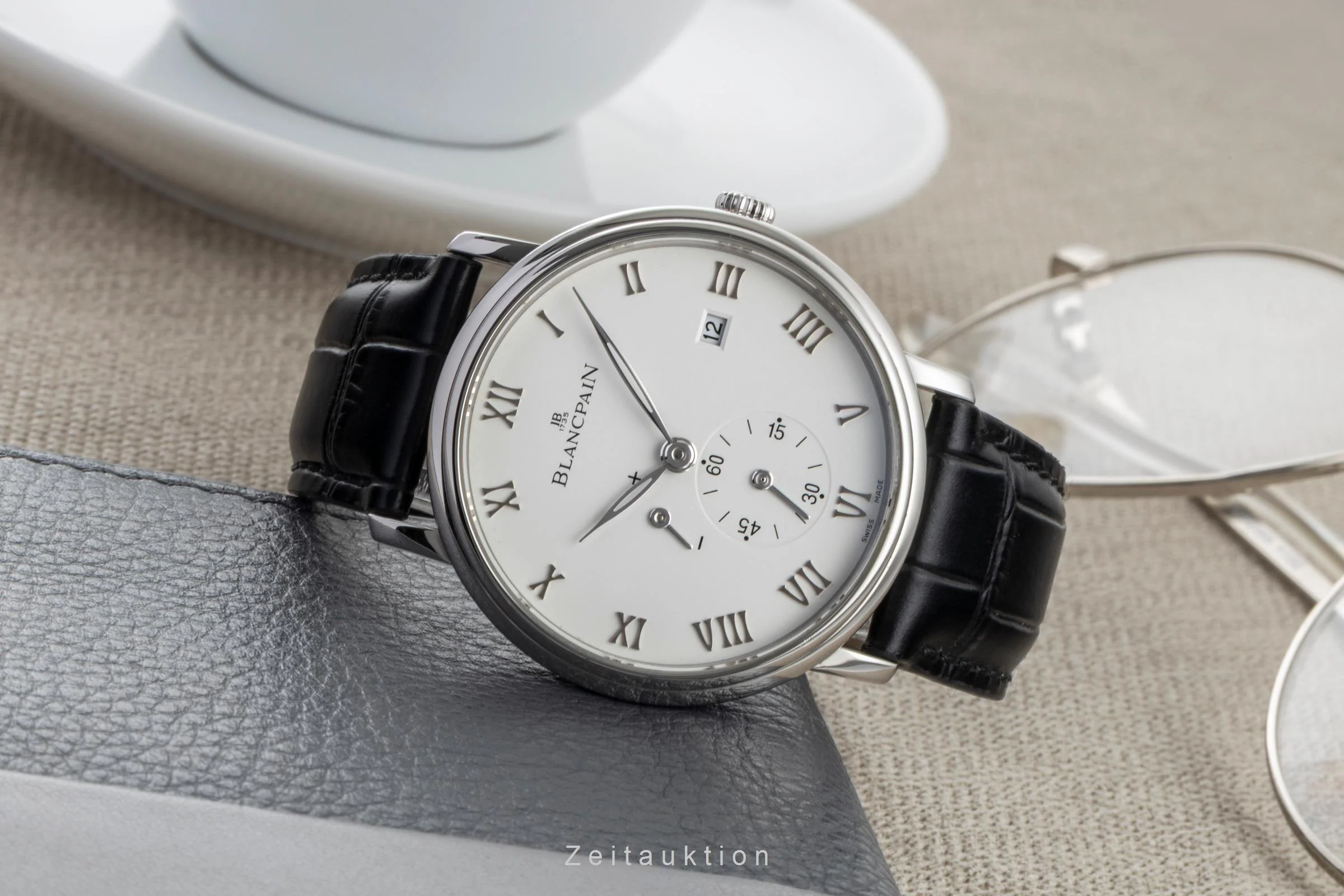 Blancpain Villeret steel manual winding men's watch 6606-1127-55B LP: 11100EUR  [2600099] - Image 3