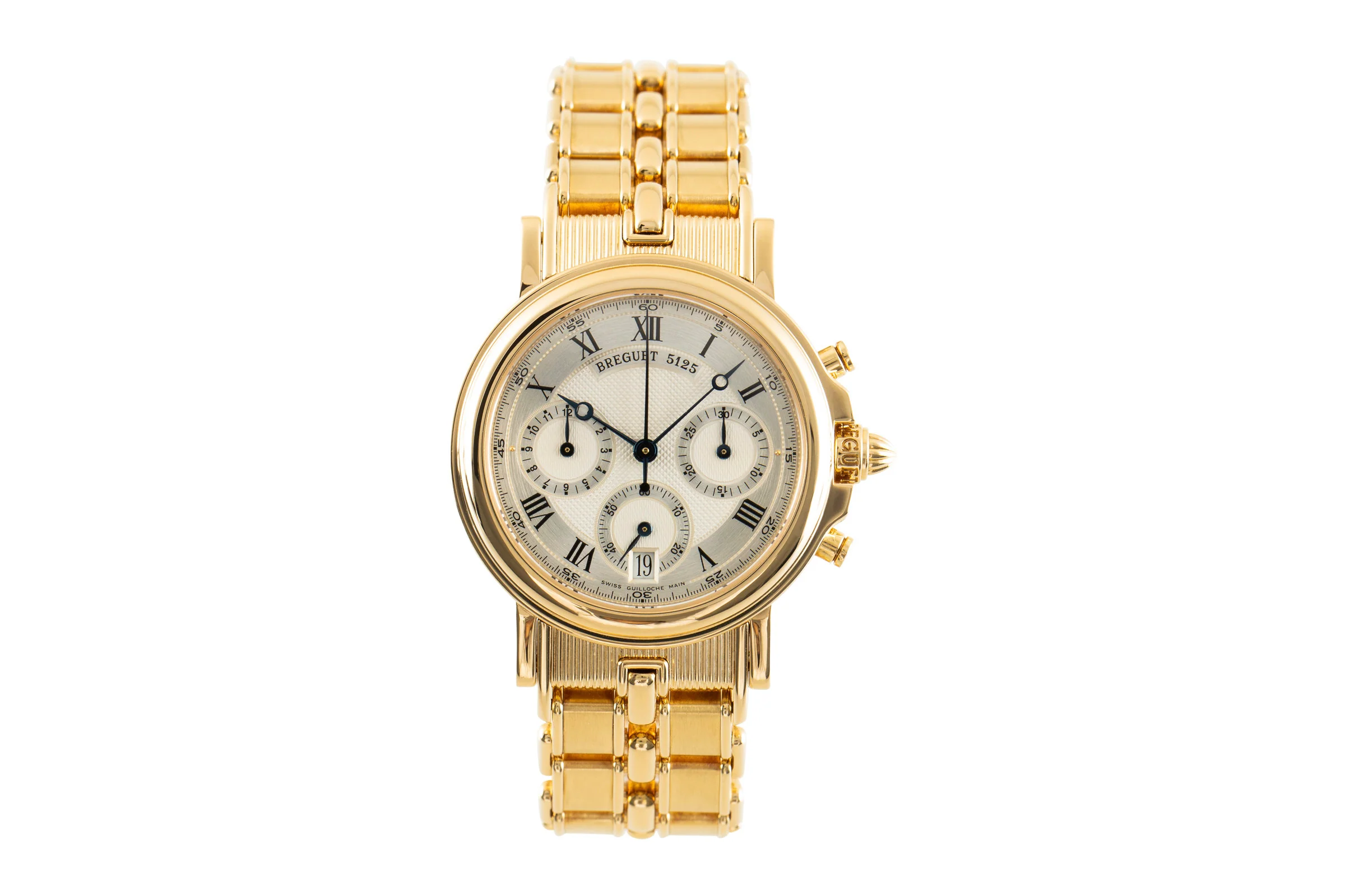 Breguet Marine chronograph 18 ct gold automatic men's watch 3460BA/12/A90  [2104236] - Image 4