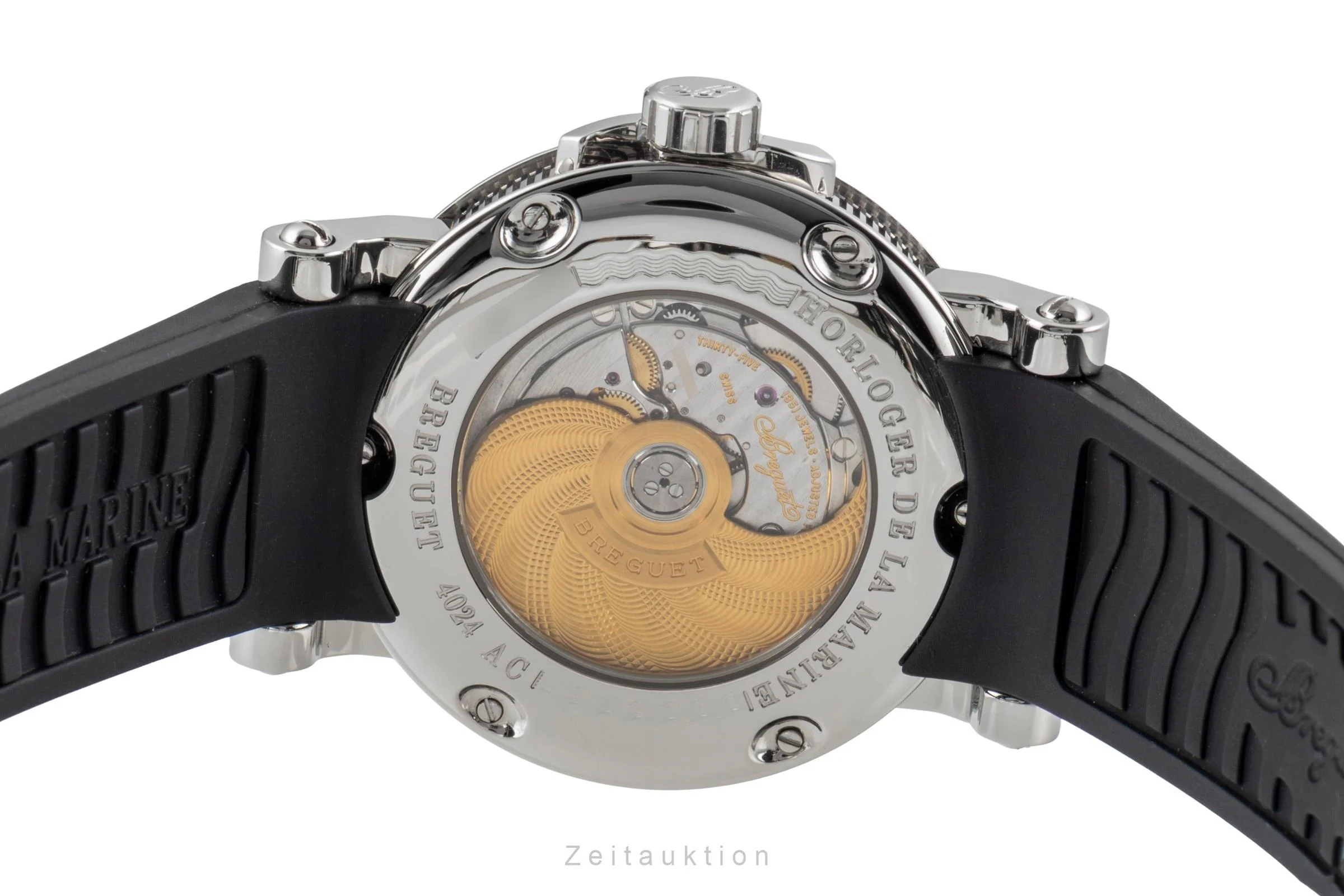 Breguet Marine steel automatic men's watch 5817 ST/12/SV0  [2507324] - Image 13