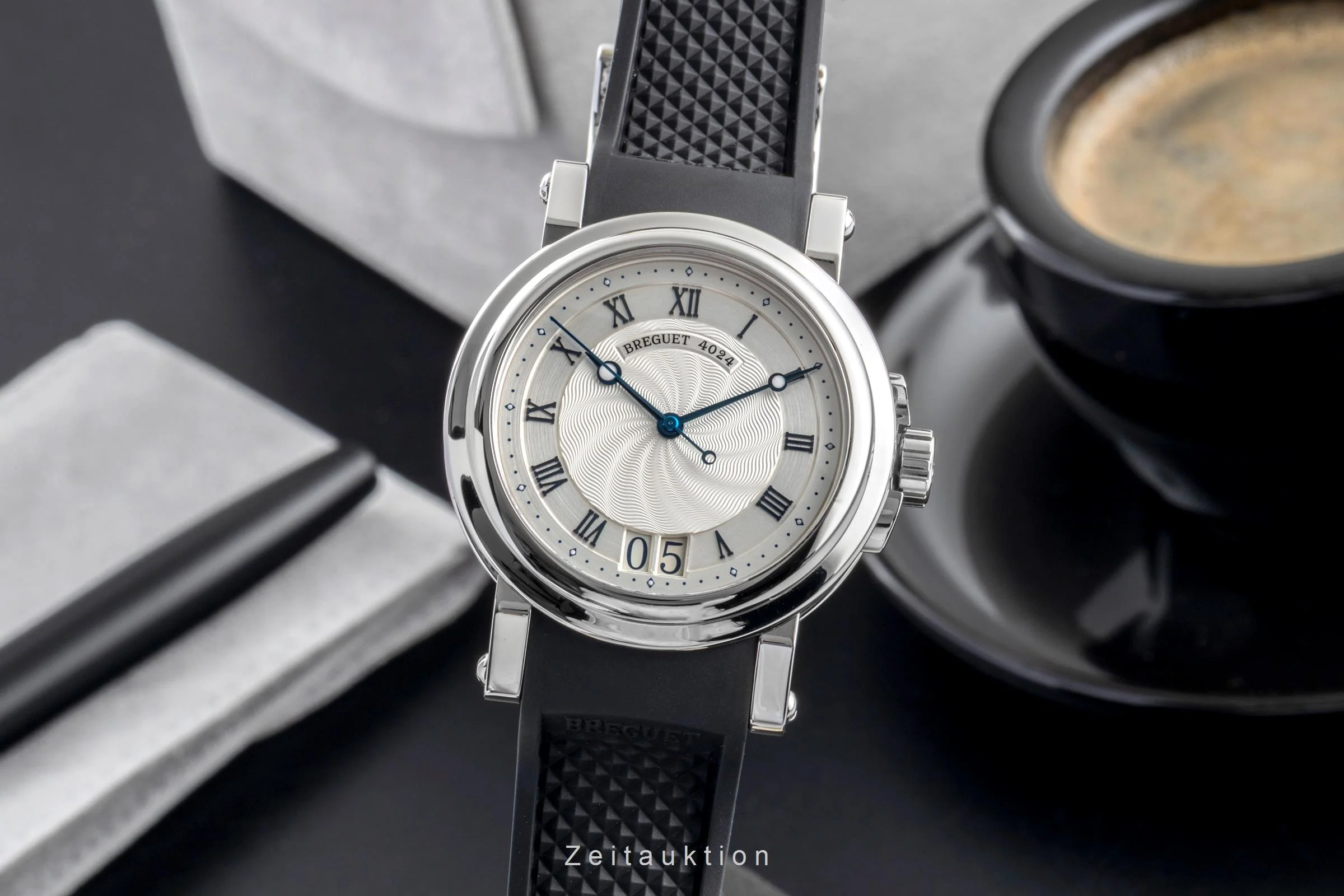 Breguet Marine steel automatic men's watch 5817 ST/12/SV0  [2507324] - Image 2
