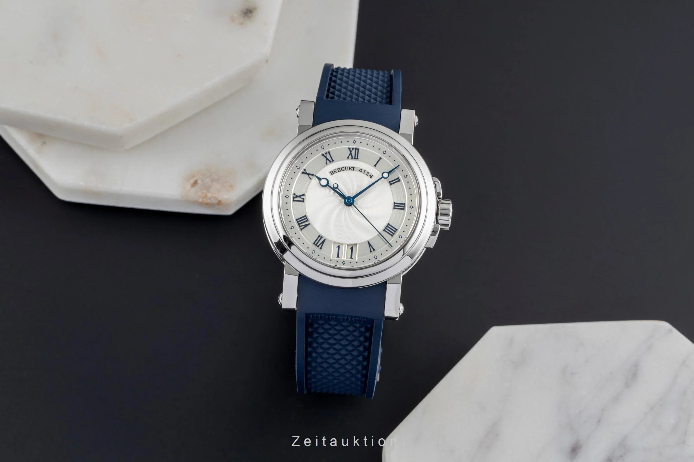 Breguet Marine steel automatic men's watch 5817 ST  [2504088] - Image 4