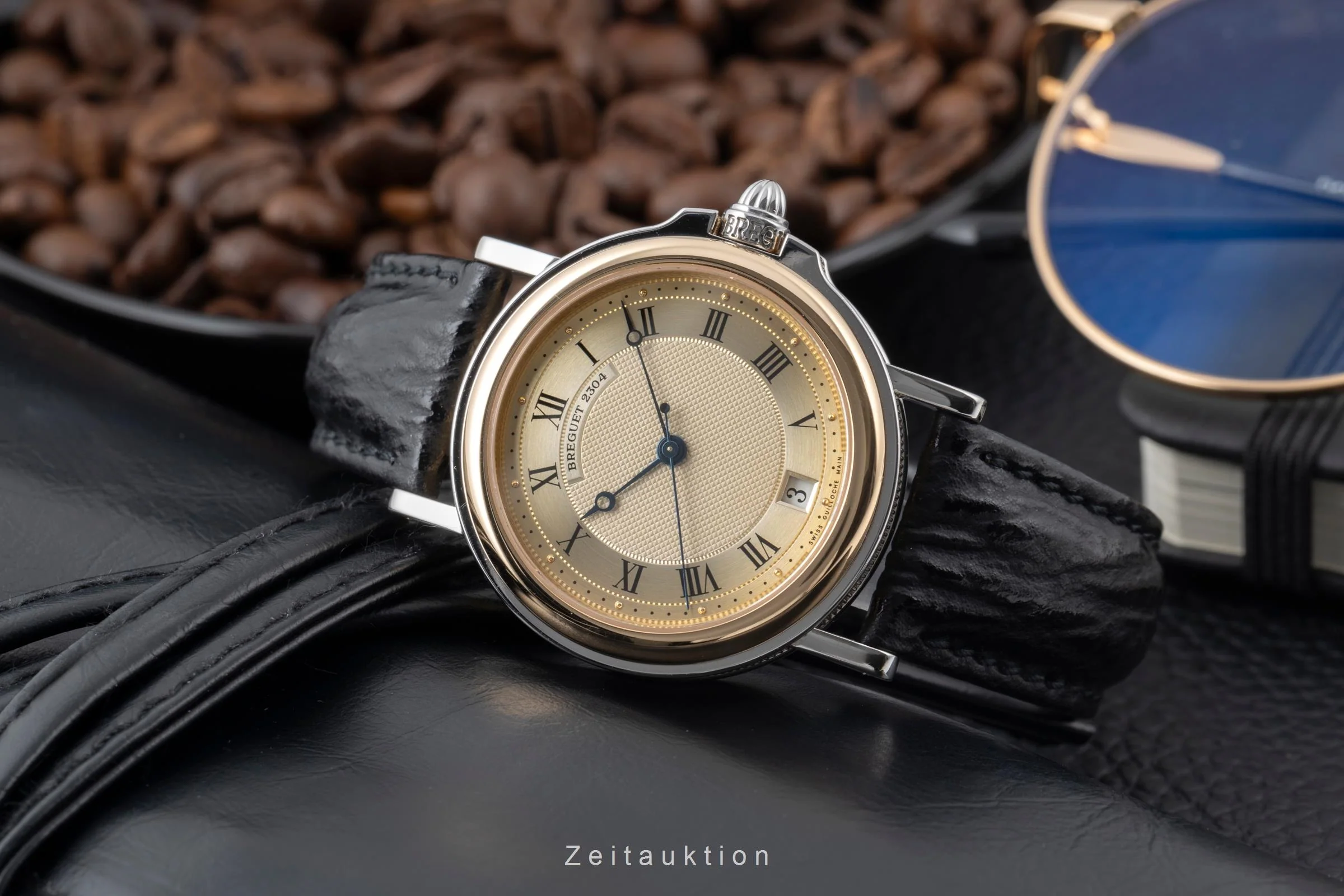Breguet Marine steel / gold automatic men's watch 3400  [2505402] - Image 3