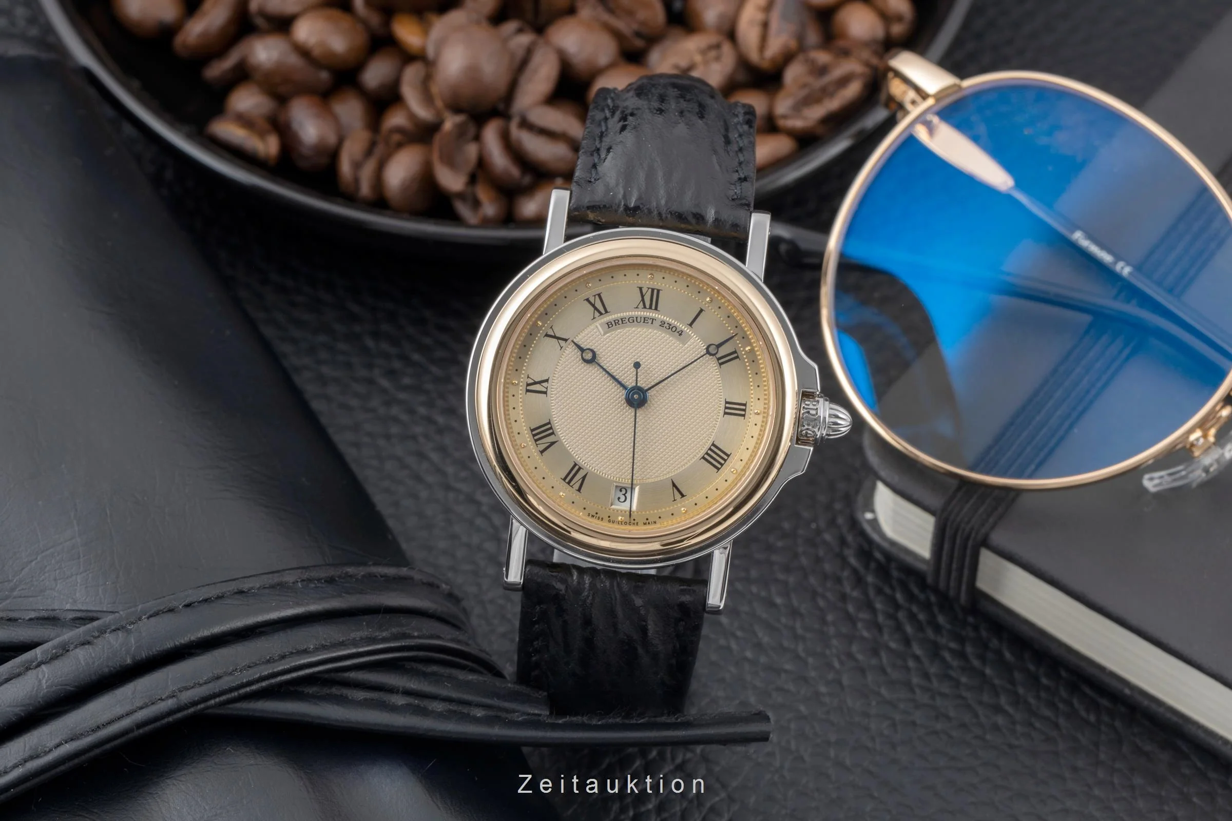 Breguet Marine steel / gold automatic men's watch 3400  [2505402] - Image 4