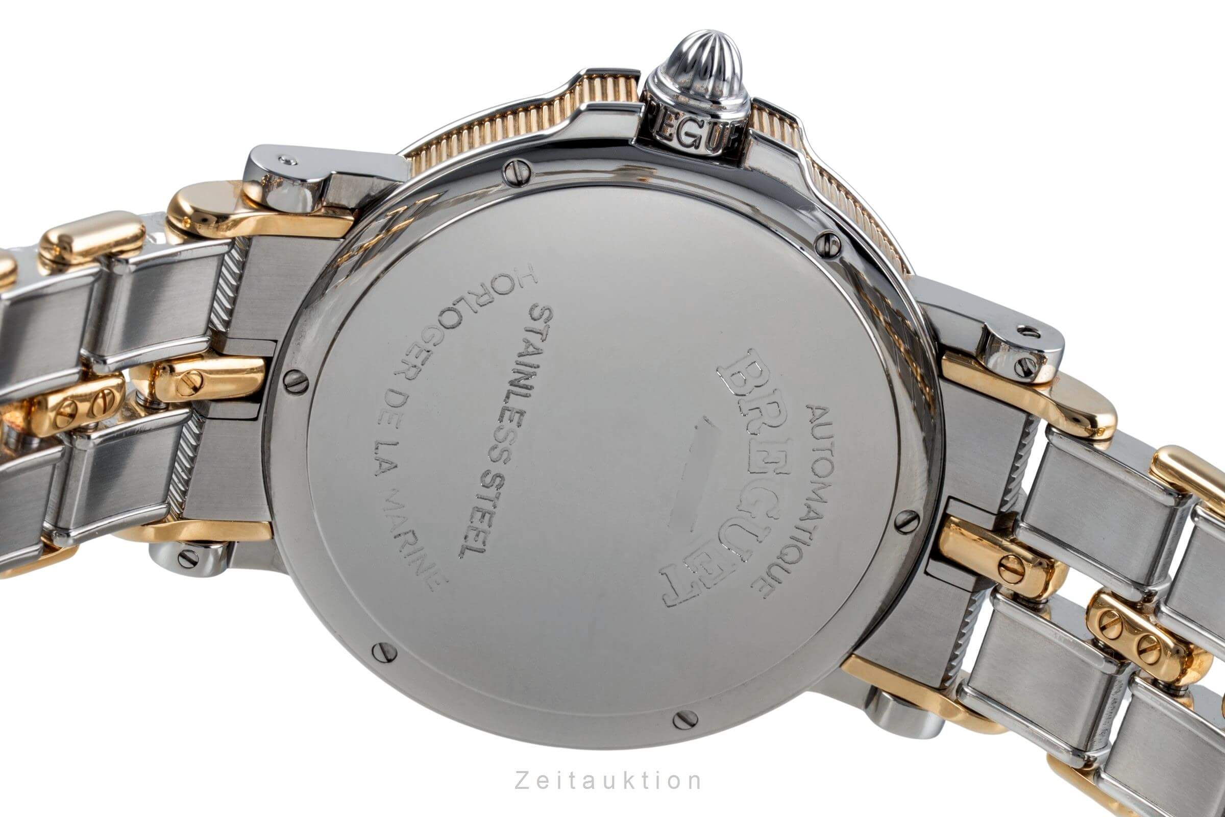 Breguet Marine steel / gold automatic men's watch 3400SA/12/X90  [2501691] - Image 11
