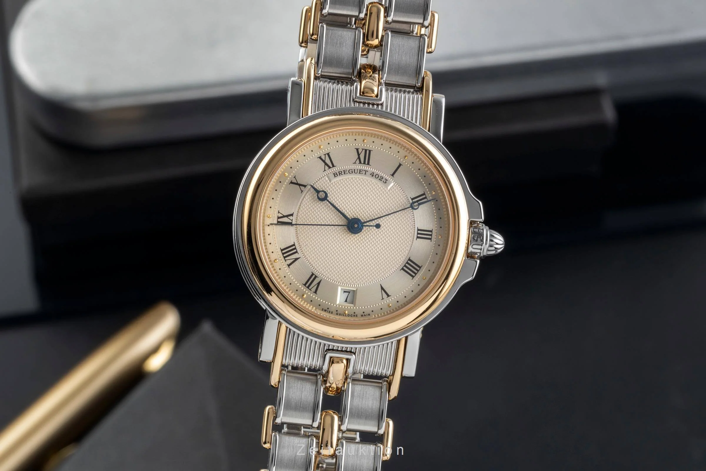 Breguet Marine steel / gold automatic men's watch 3400SA/12/X90  [2501691] - Image 2