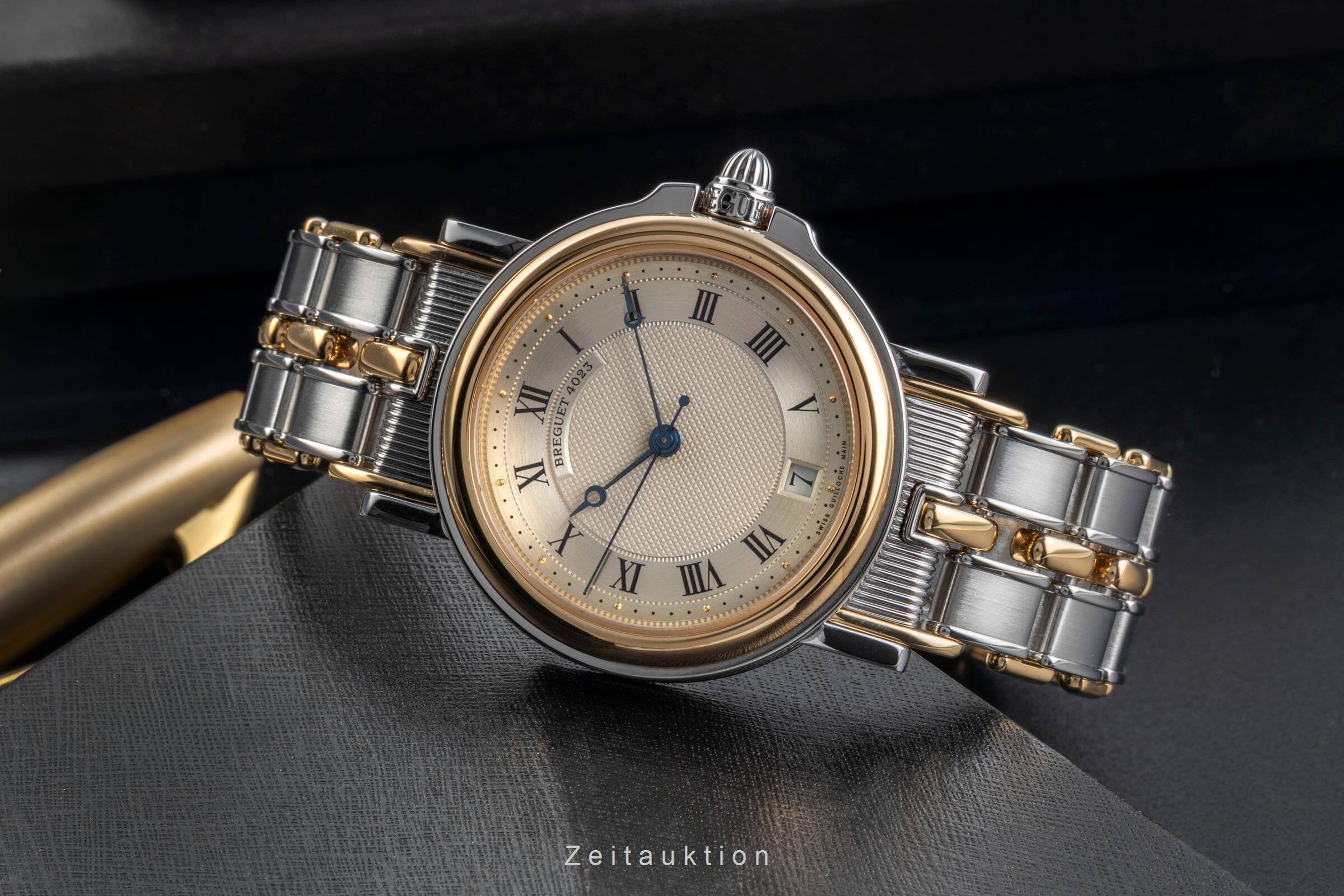 Breguet Marine steel / gold automatic men's watch 3400SA/12/X90  [2501691] - Image 3