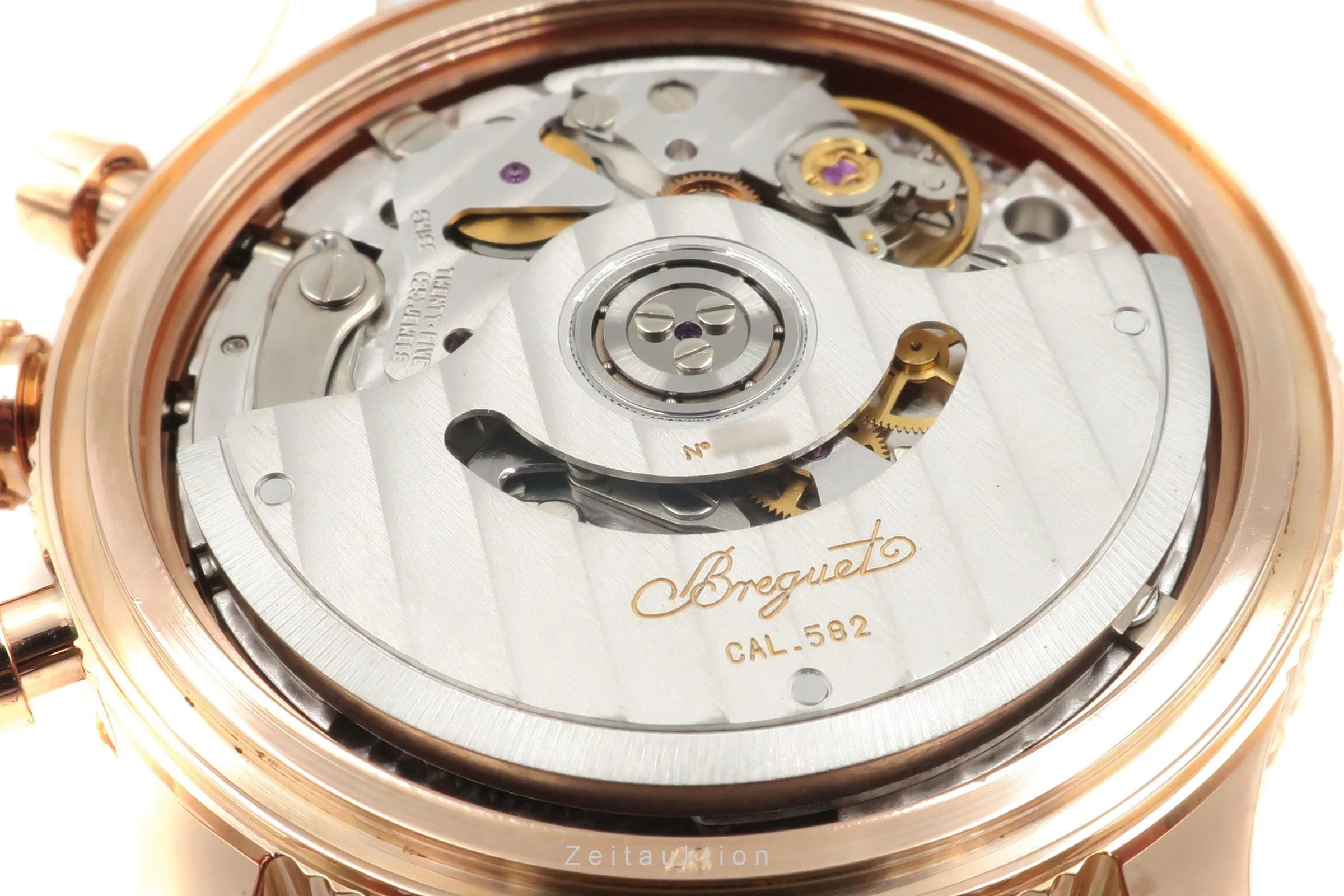 Breguet Type XX chronograph 18 ct red gold automatic men's watch 3800  [2203498] - Image 13