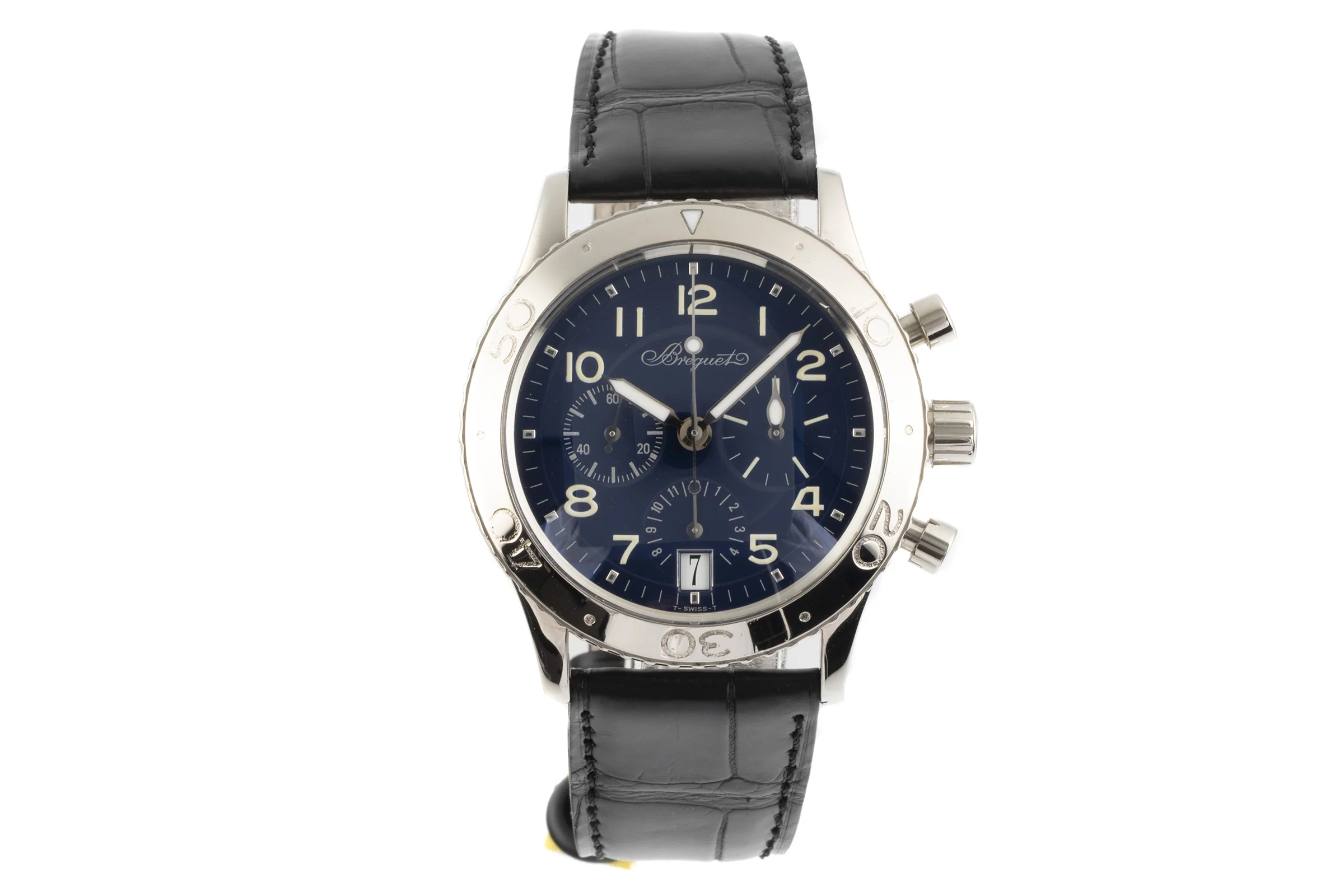Breguet Type XX chronograph 18 ct white gold automatic men's watch 3820  [2203968] - Image 4