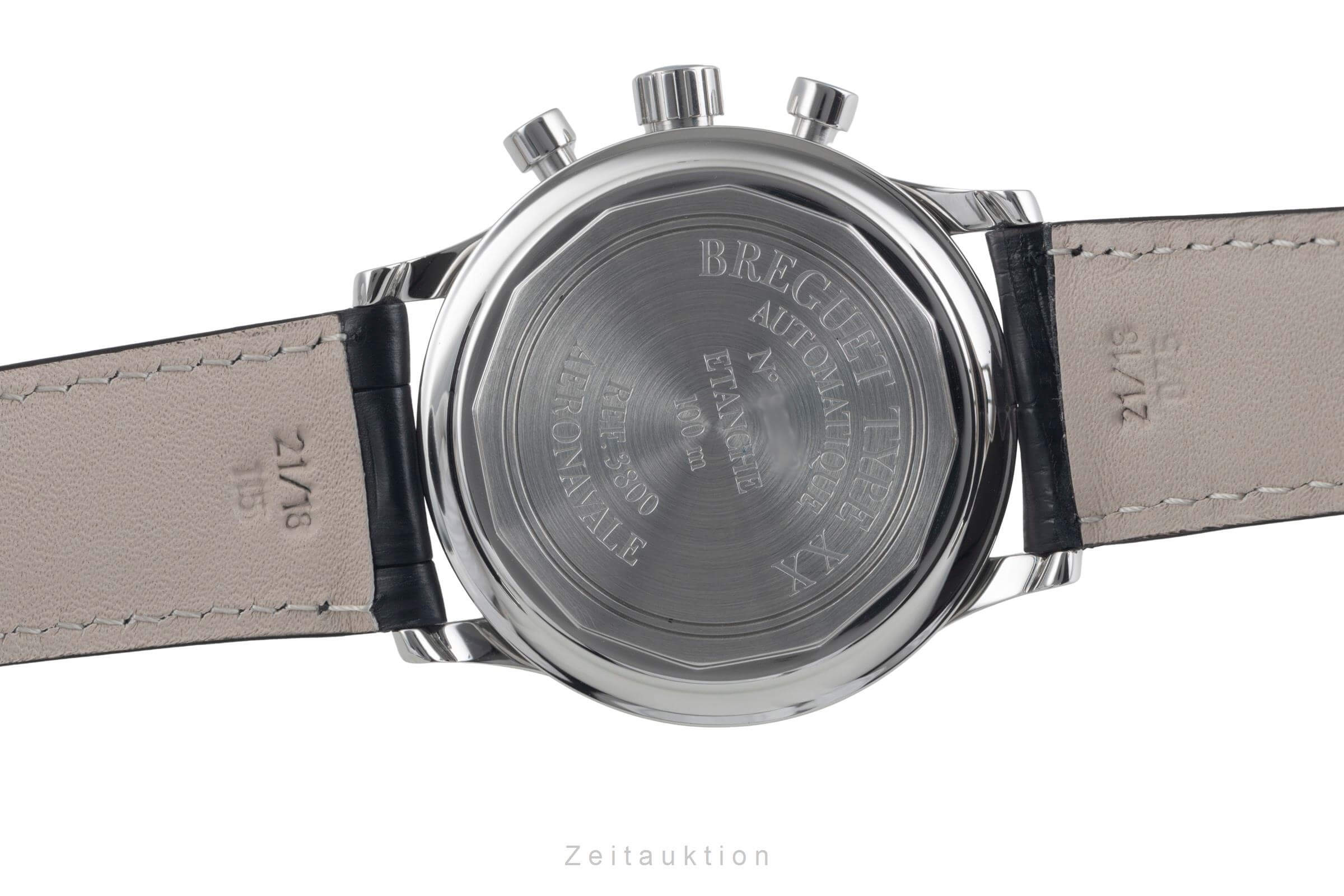 Breguet Type XX chronograph steel automatic men's watch 3800 LP: 20500EUR  [2501060] - Image 10