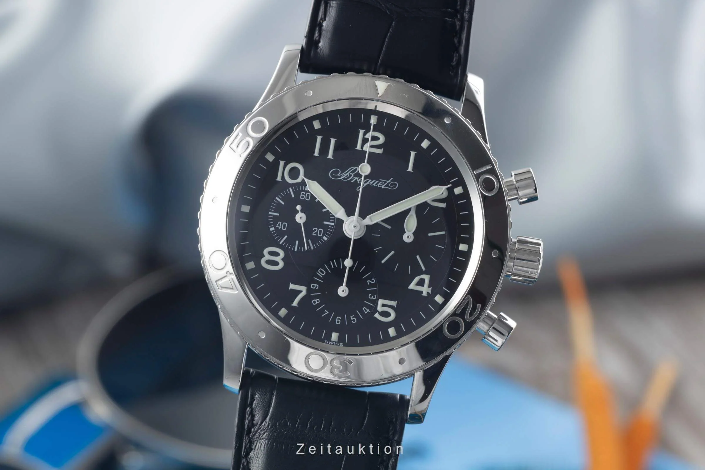 Breguet Type XX chronograph steel automatic men's watch 3800 LP: 20500EUR  [2501060] - Image 2