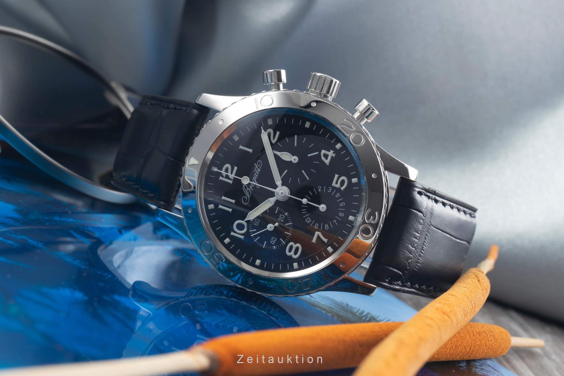Breguet Type XX chronograph steel automatic men's watch 3800 LP: 20500EUR  [2501060] - Image 3