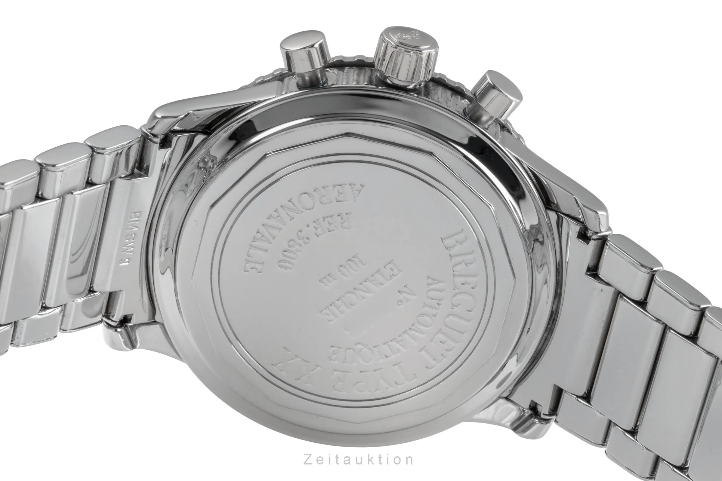 Breguet Type XX chronograph steel automatic men's watch 3800  [2503502] - Image 12
