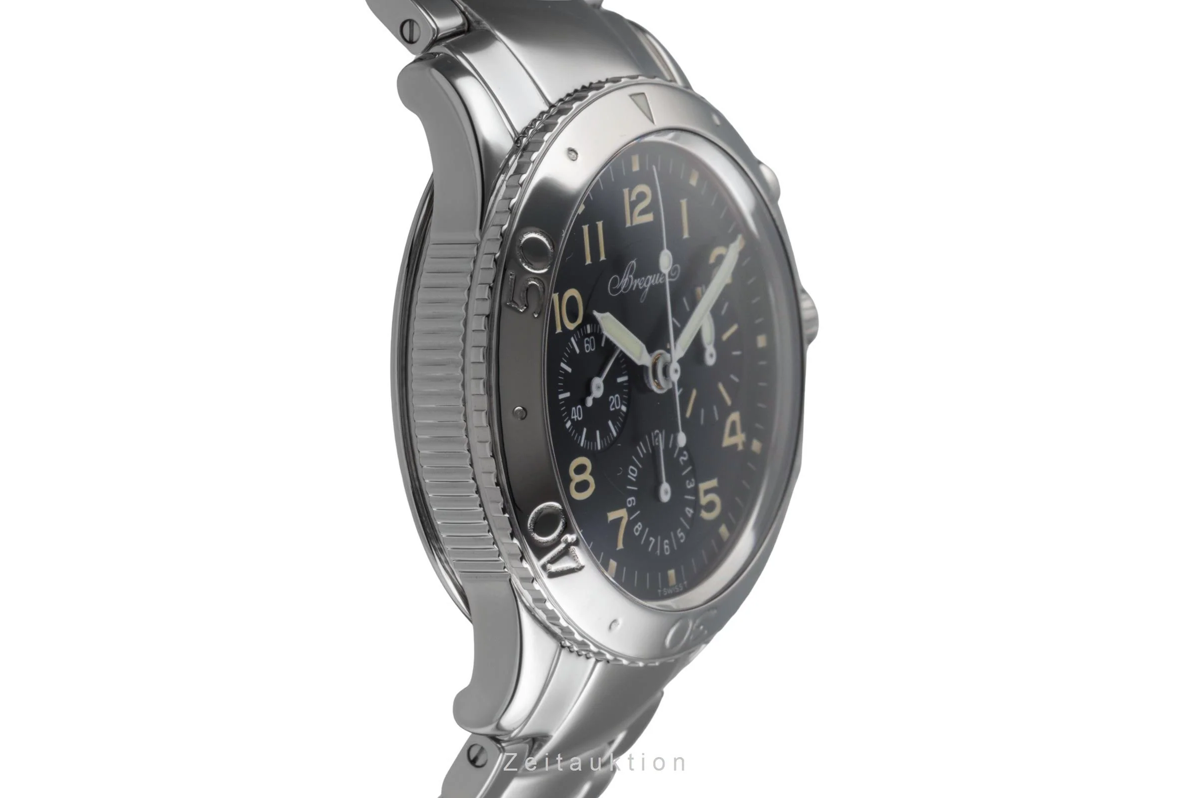Breguet Type XX chronograph steel automatic men's watch 3800  [2503502] - Image 8