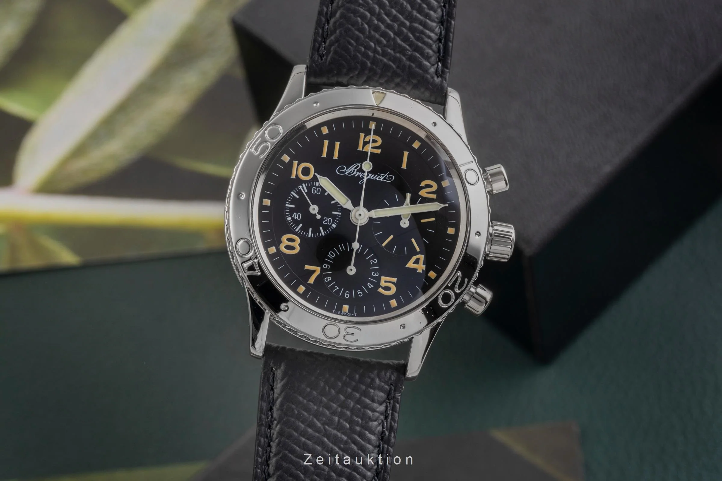Breguet Type XX chronograph steel automatic men's watch 3800  [2504191] - Image 2