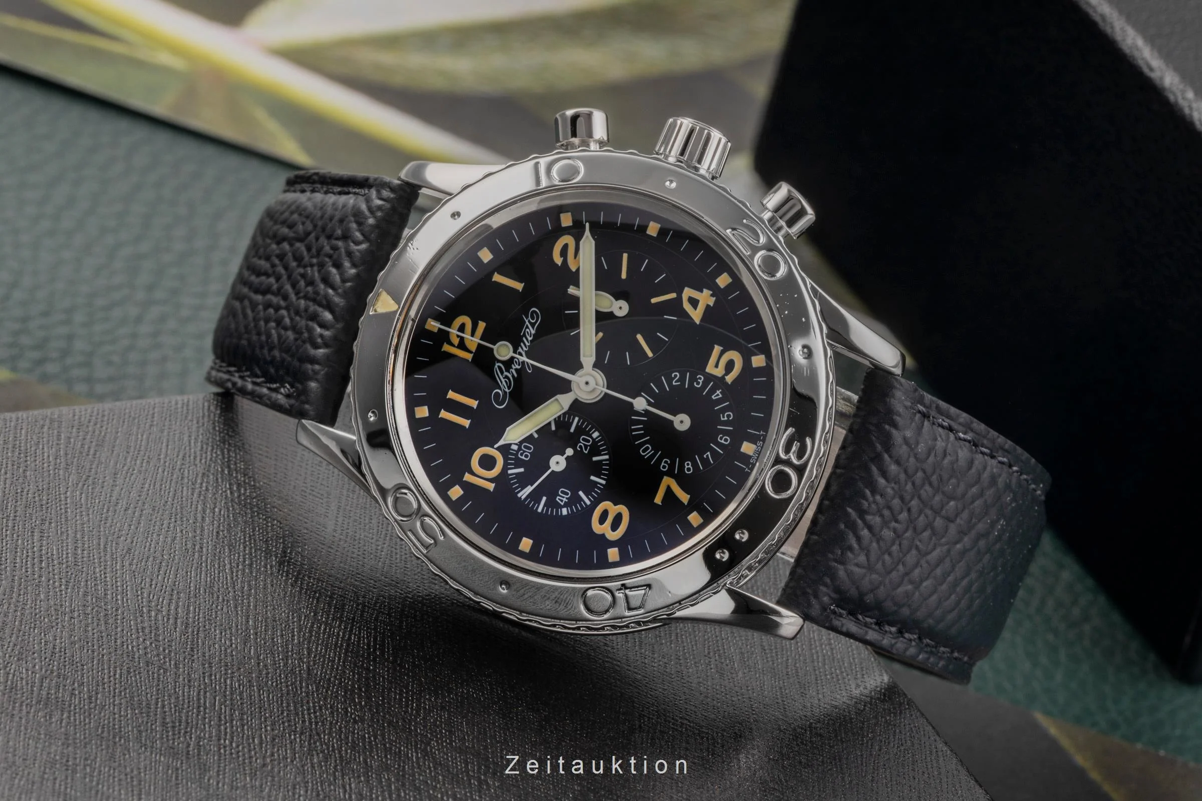 Breguet Type XX chronograph steel automatic men's watch 3800  [2504191] - Image 3