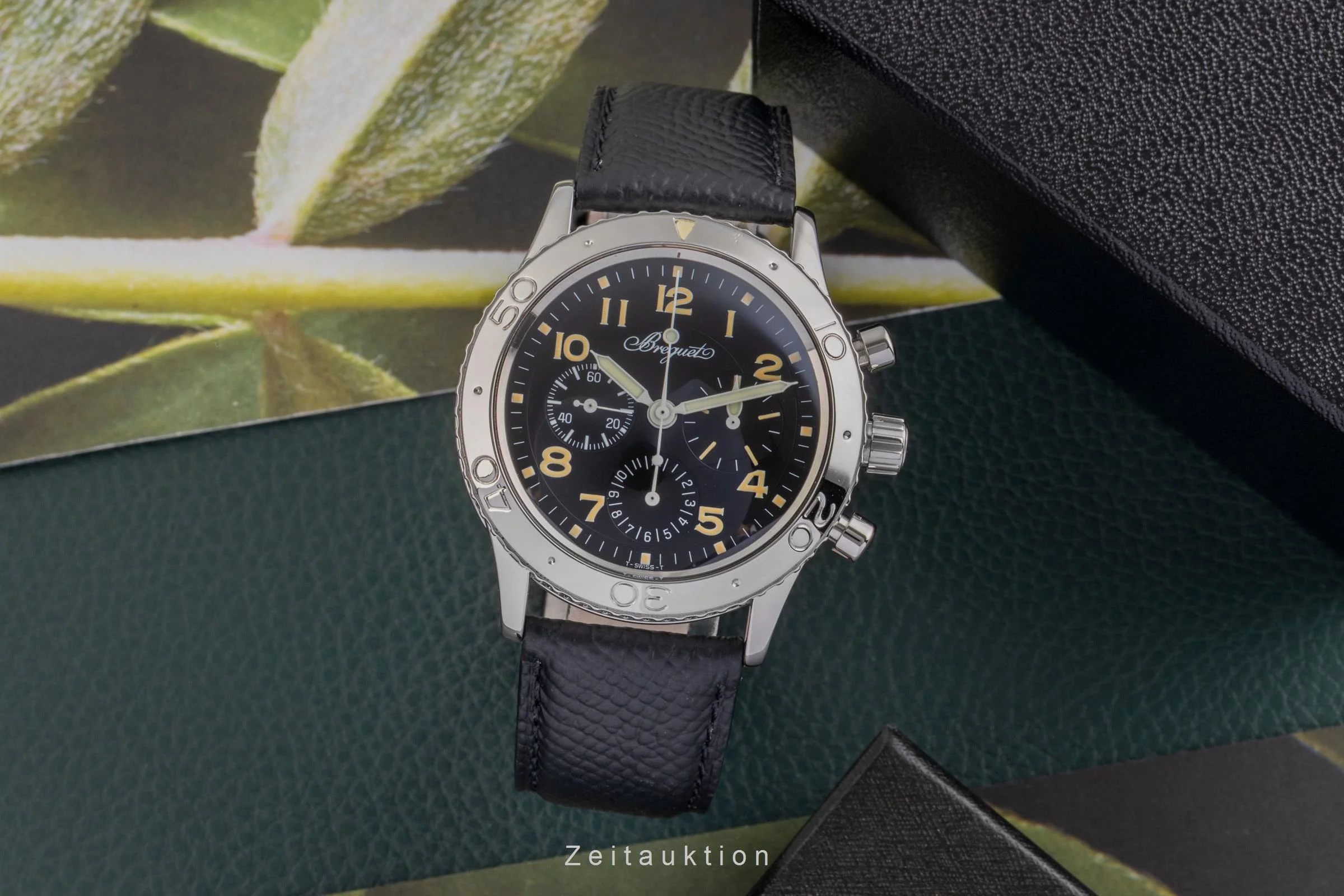Breguet Type XX chronograph steel automatic men's watch 3800  [2504191] - Image 4