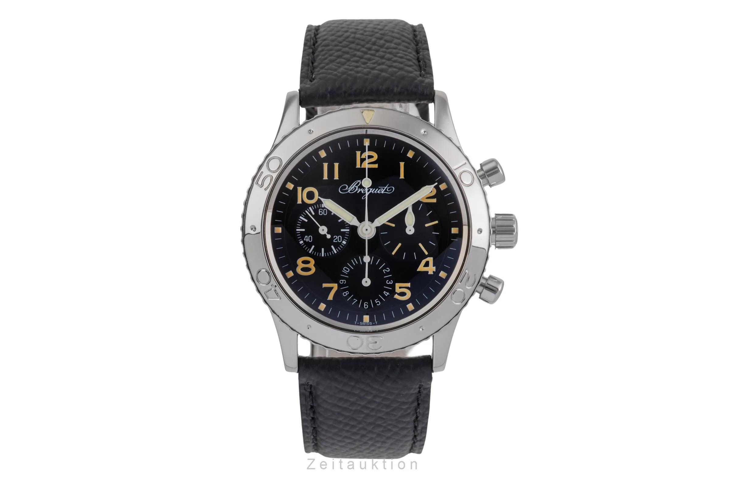 Breguet Type XX chronograph steel automatic men's watch 3800  [2504191] - Image 5