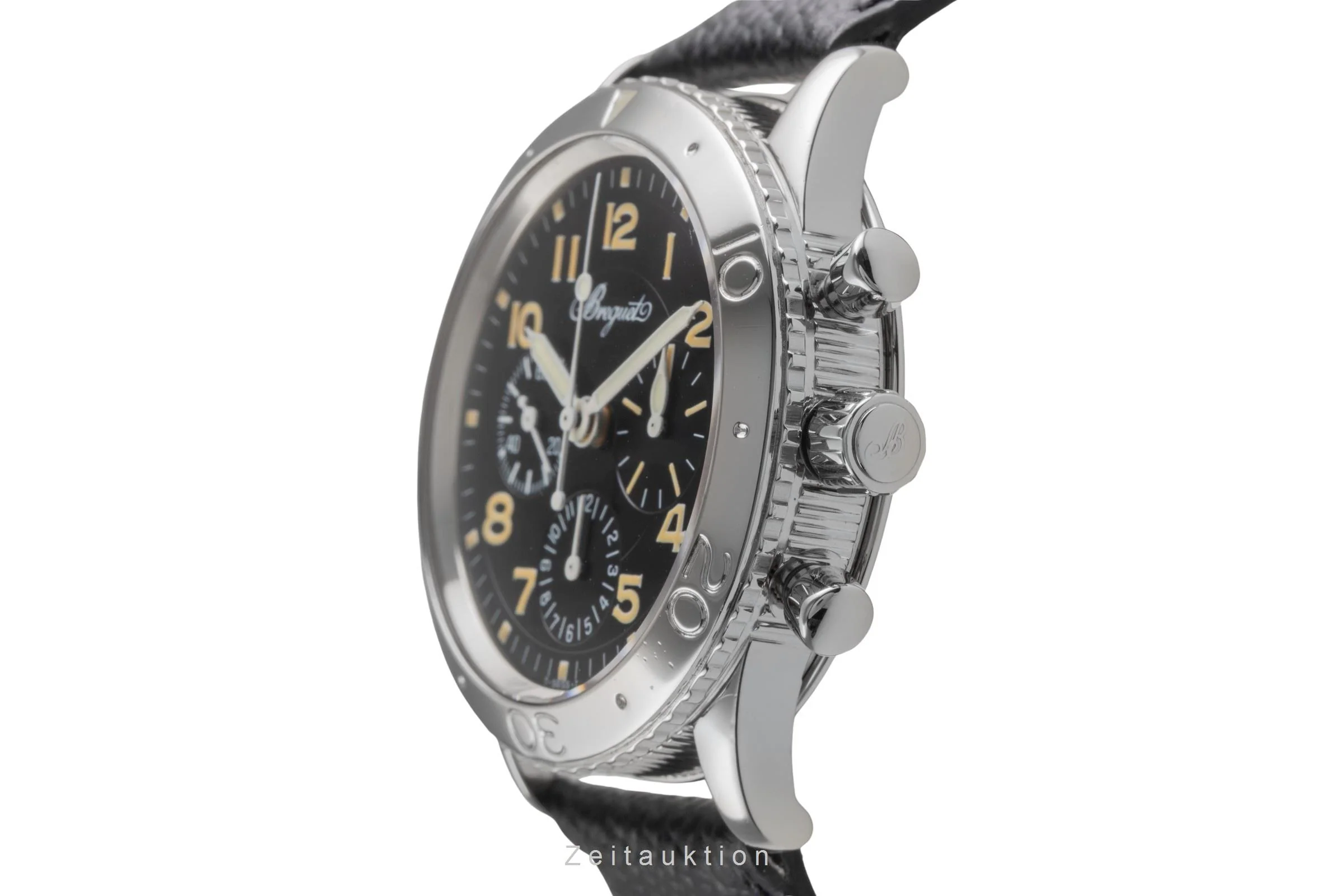 Breguet Type XX chronograph steel automatic men's watch 3800  [2504191] - Image 7