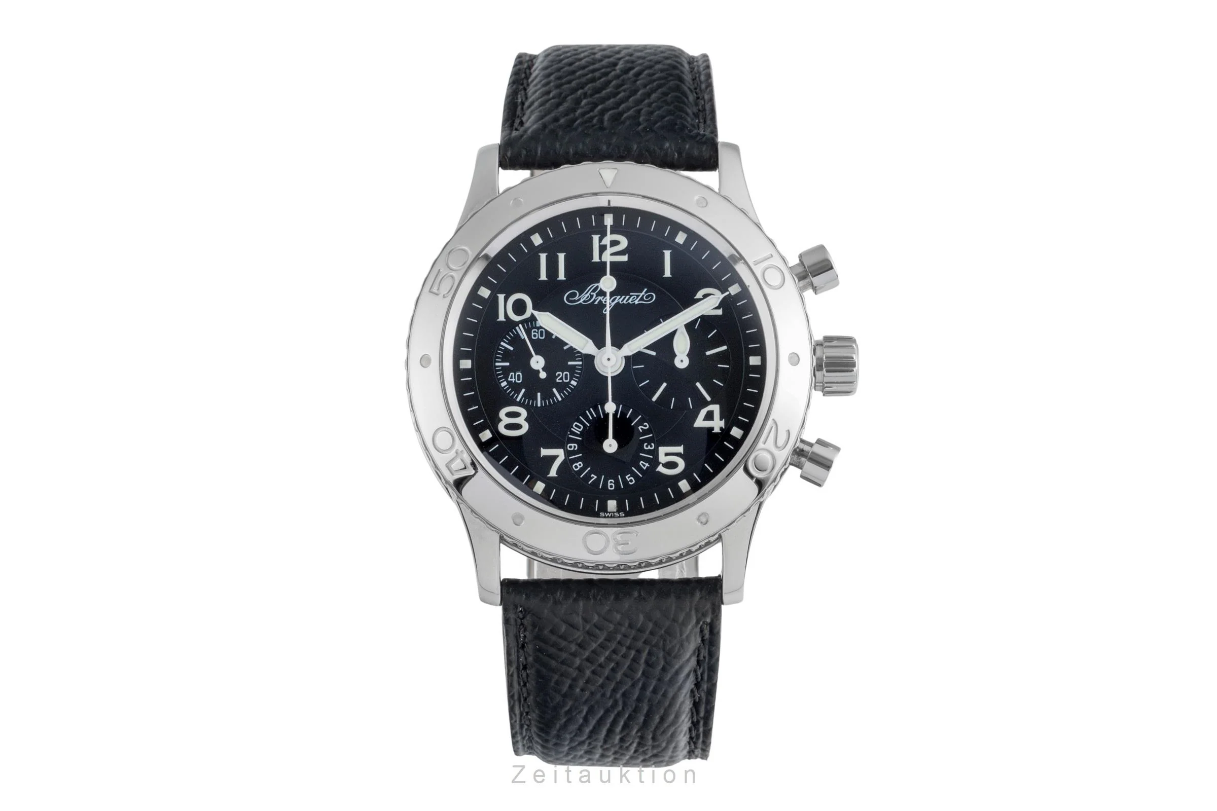 Breguet Type XX chronograph steel automatic men's watch 3800  [2504429] - Image 5