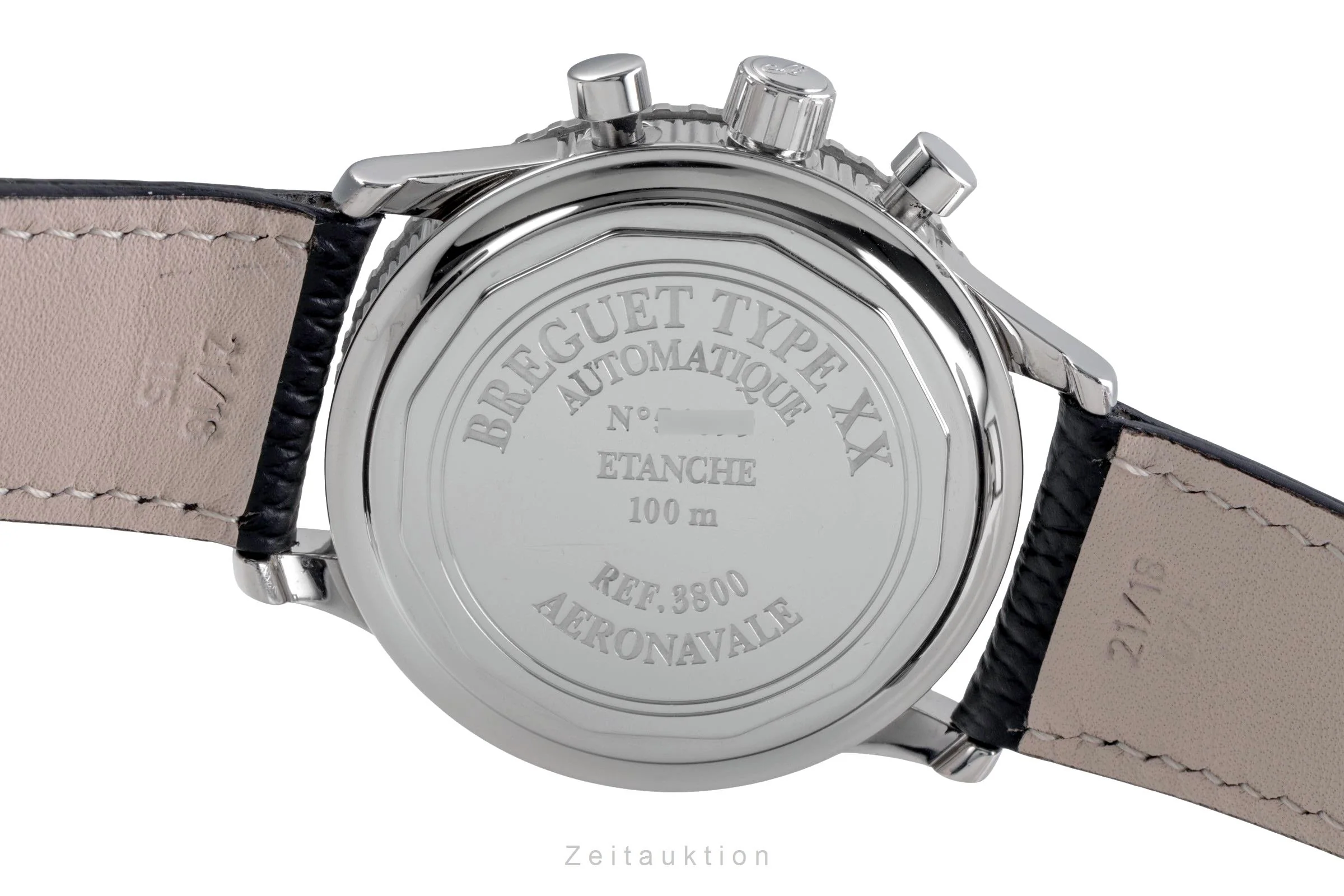 Breguet Type XX chronograph steel automatic men's watch 3800  [2505267] - Image 11