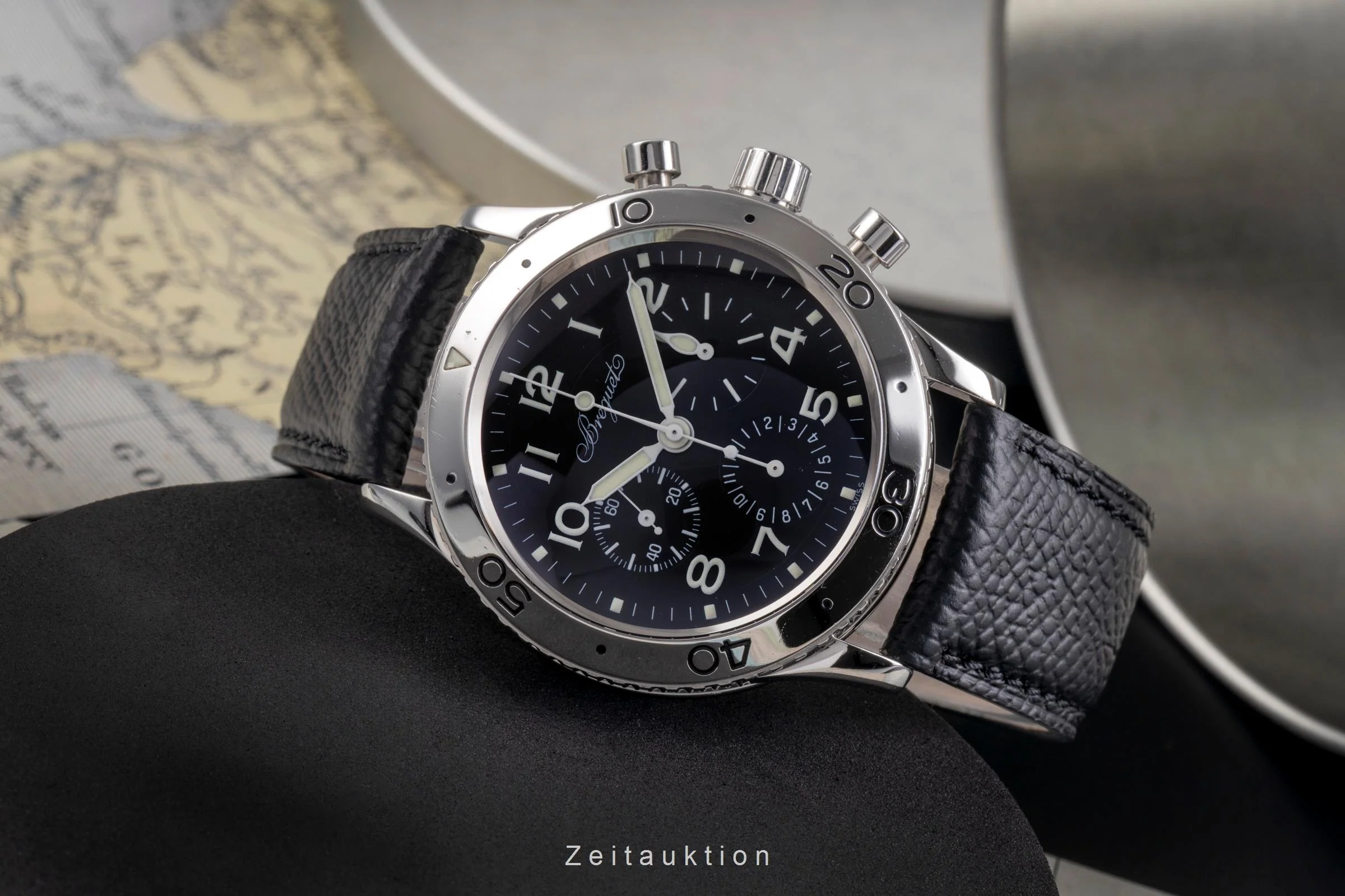 Breguet Type XX chronograph steel automatic men's watch 3800  [2505267] - Image 3