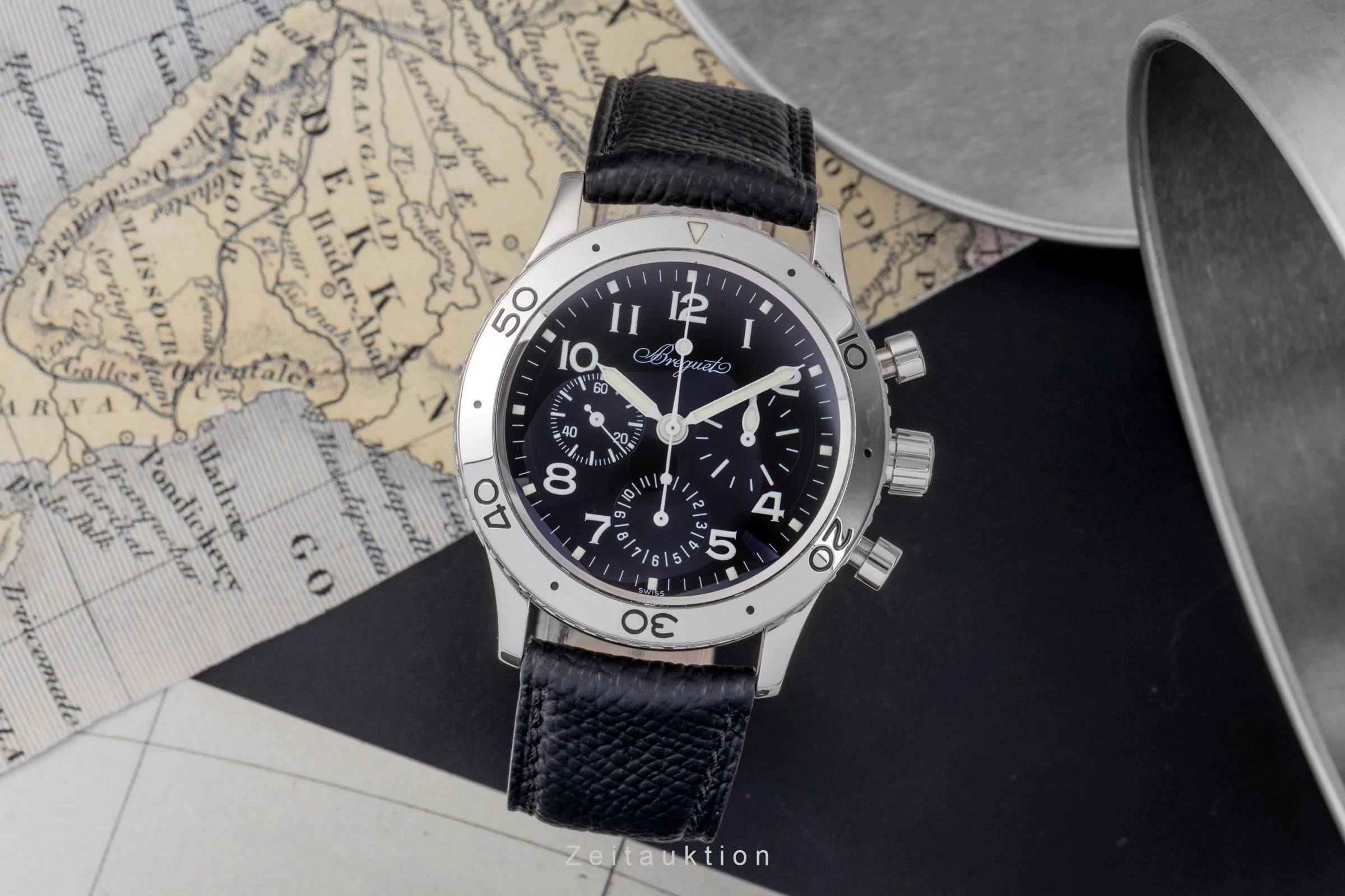 Breguet Type XX chronograph steel automatic men's watch 3800  [2505267] - Image 4