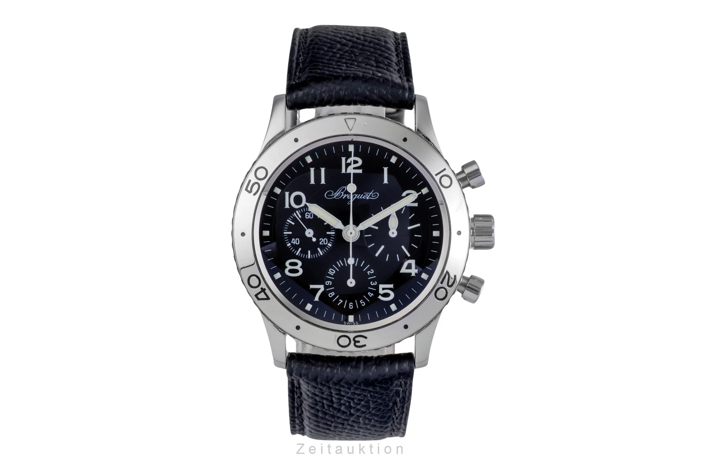 Breguet Type XX chronograph steel automatic men's watch 3800  [2505267] - Image 5