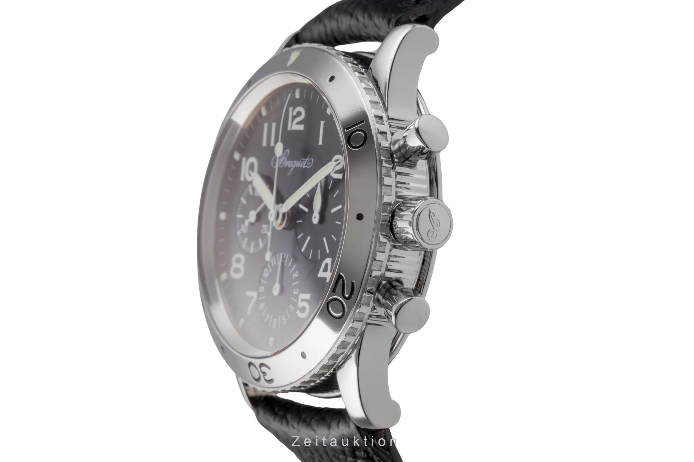 Breguet Type XX chronograph steel automatic men's watch 3800  [2505267] - Image 7