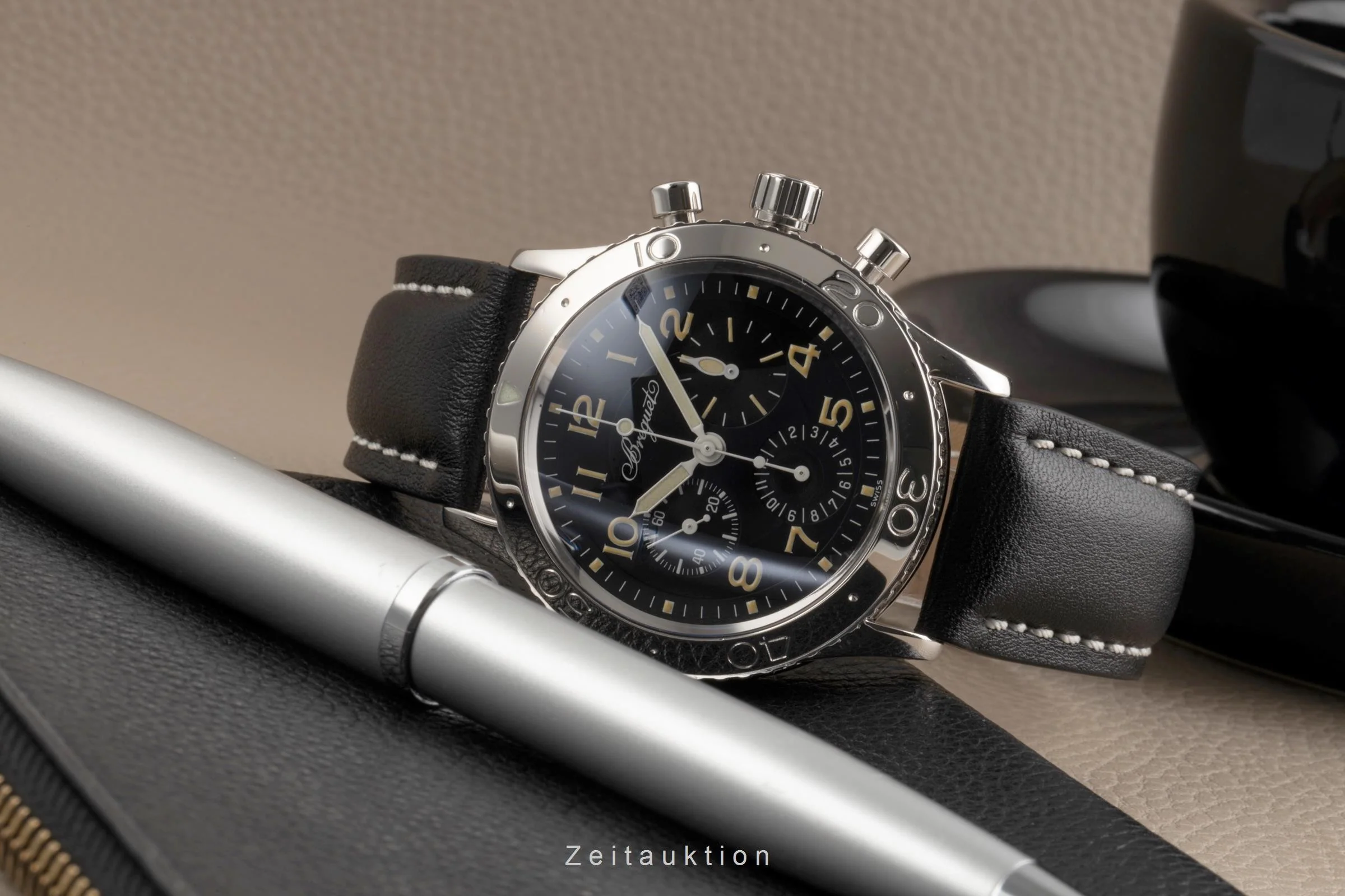 Breguet Type XX chronograph steel automatic men's watch 3800/92/3W6  [2400282] - Image 2