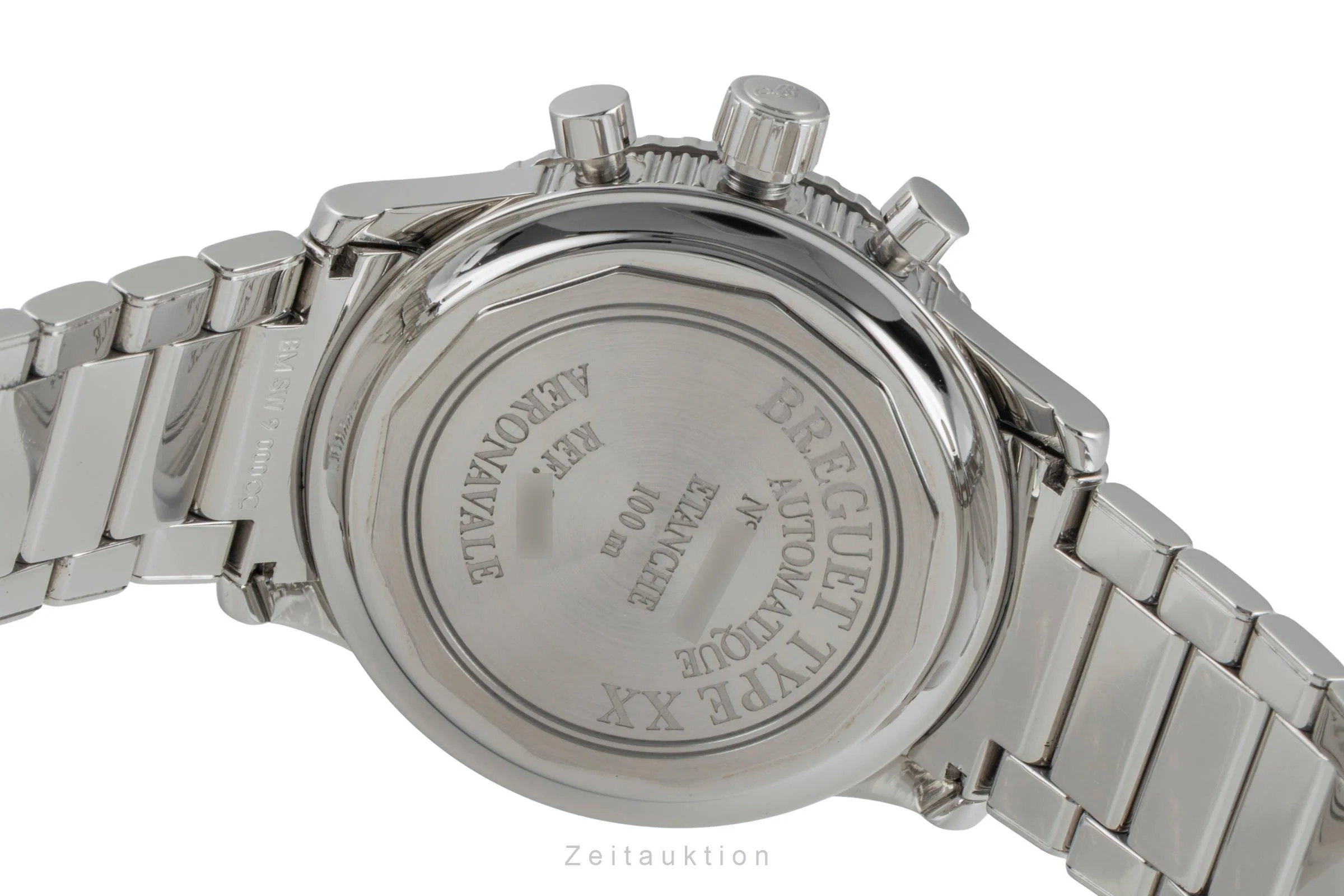 Breguet Type XX chronograph steel automatic men's watch 3800 / ST 92 S W 9  [2505314] - Image 11