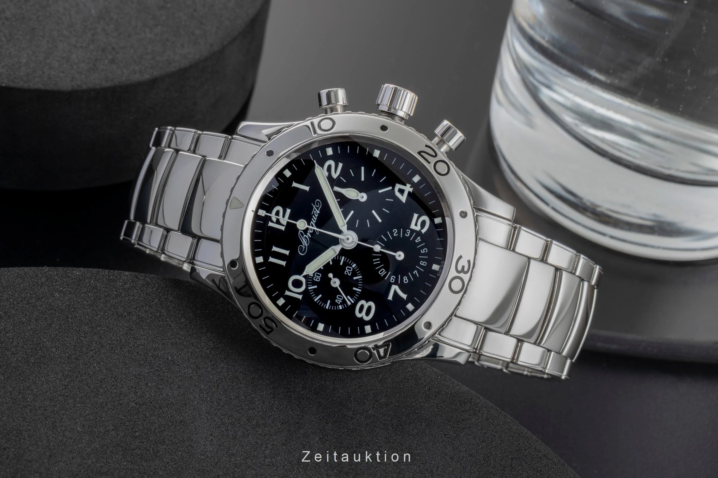 Breguet Type XX chronograph steel automatic men's watch 3800 / ST 92 S W 9  [2505314] - Image 3