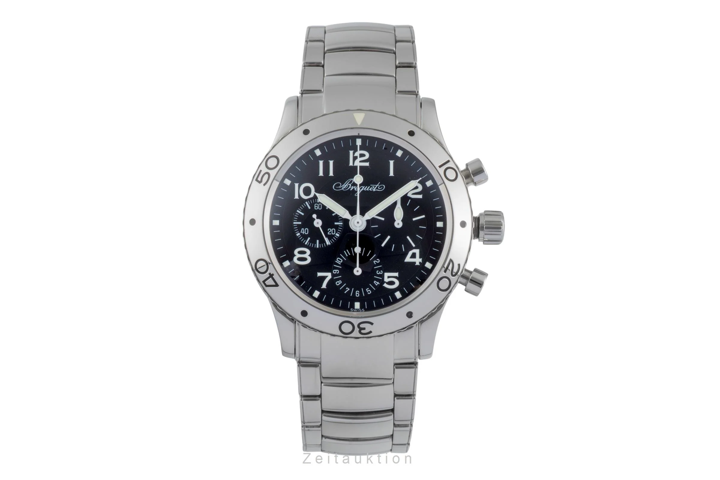 Breguet Type XX chronograph steel automatic men's watch 3800 / ST 92 S W 9  [2505314] - Image 5