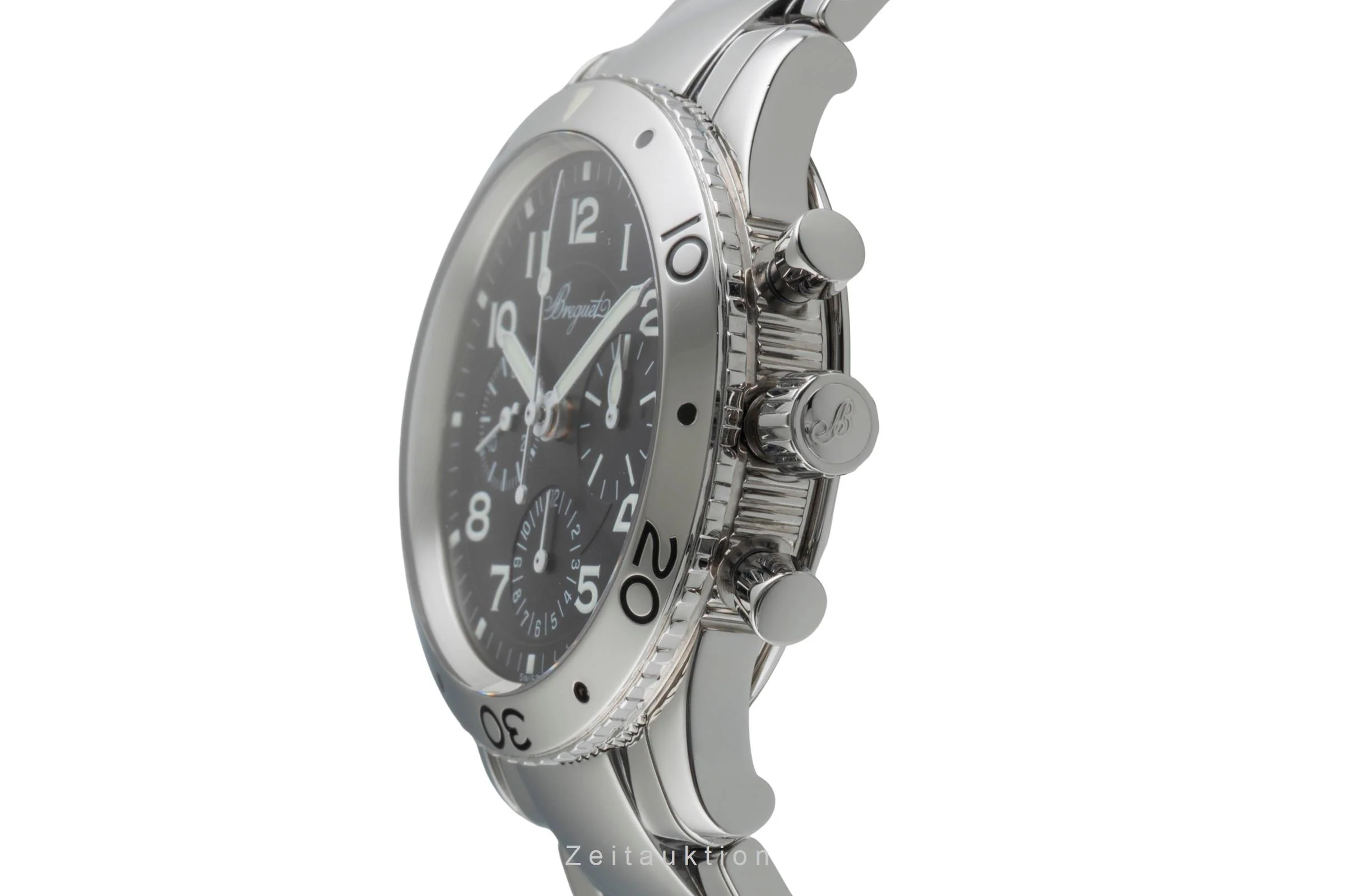 Breguet Type XX chronograph steel automatic men's watch 3800 / ST 92 S W 9  [2505314] - Image 7